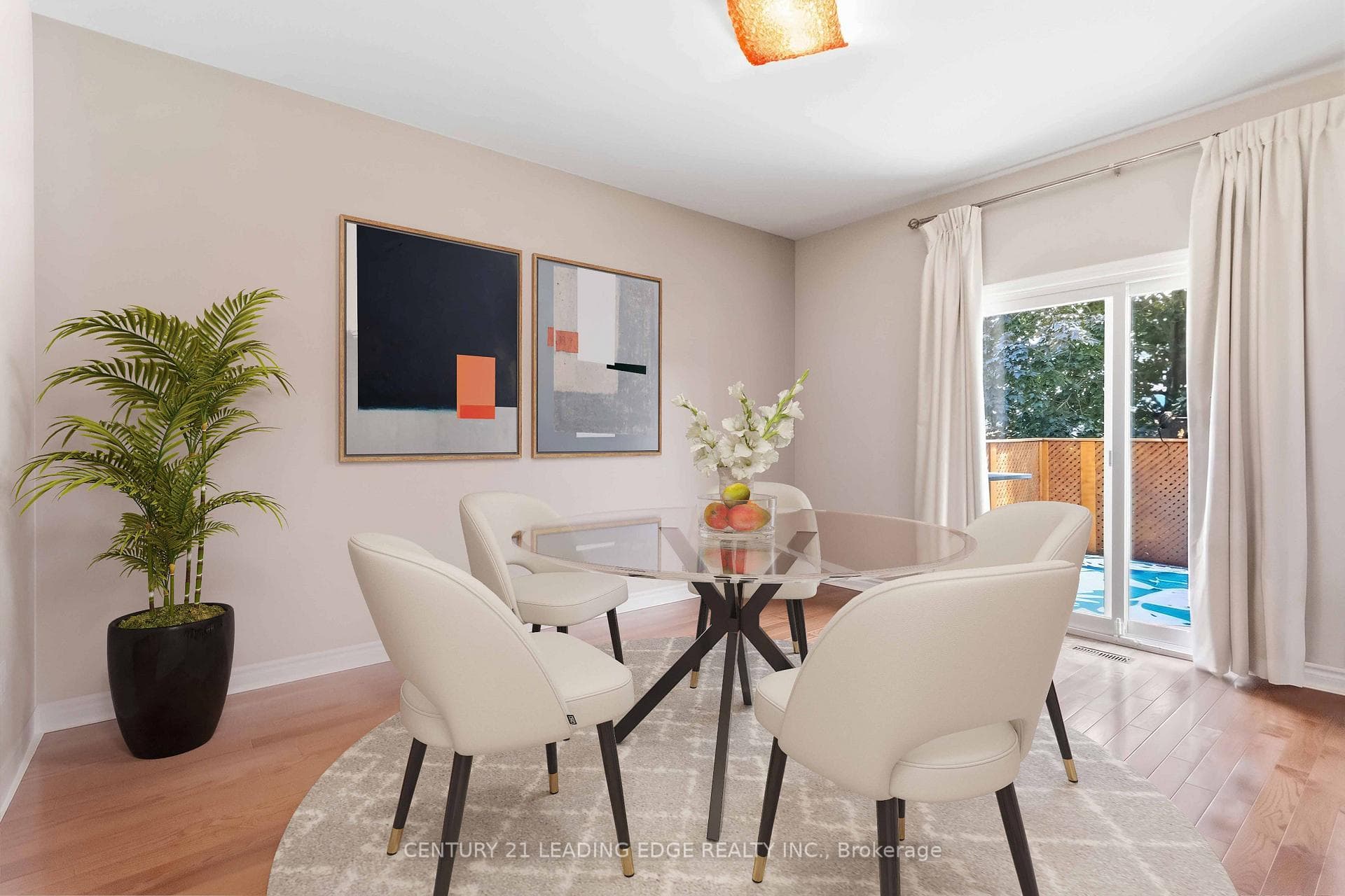 Virtually Staged- Breakfast Area