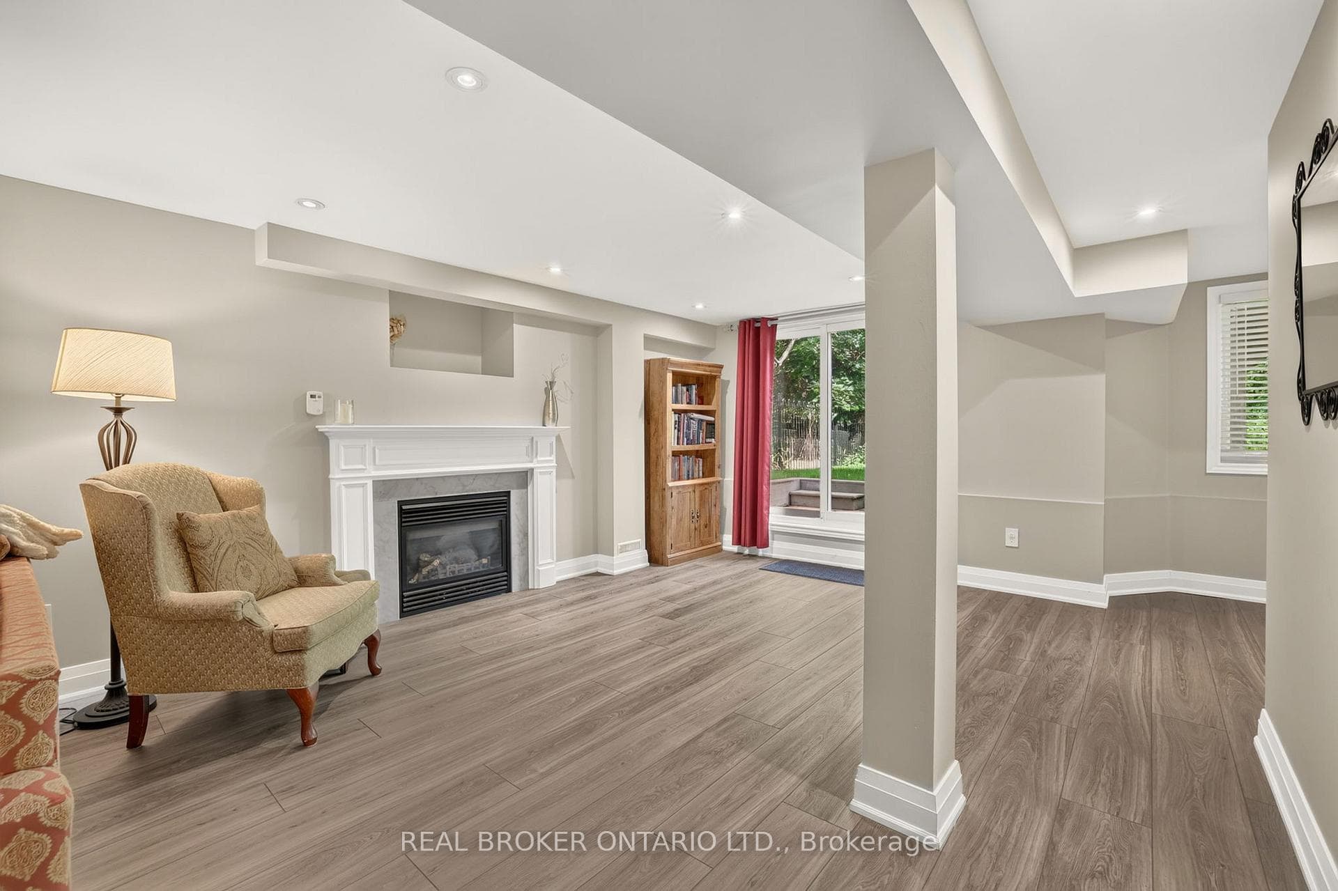 Gas Fireplace & Walk-Out to Deck