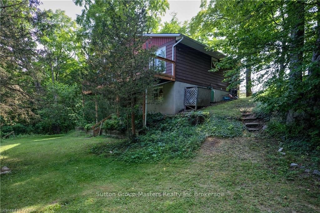 Back view of house