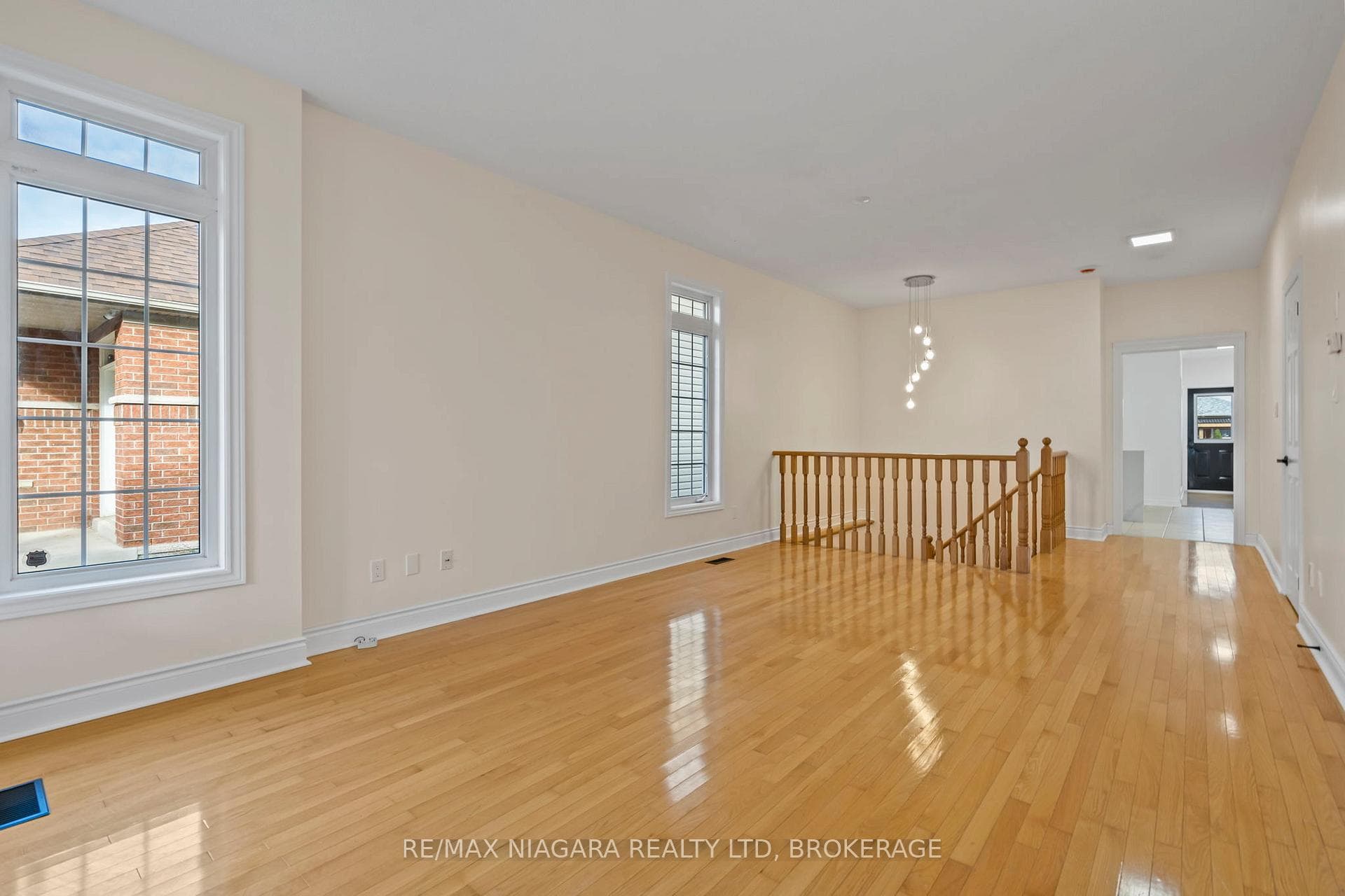 Beautiful gleaming hardwood floors