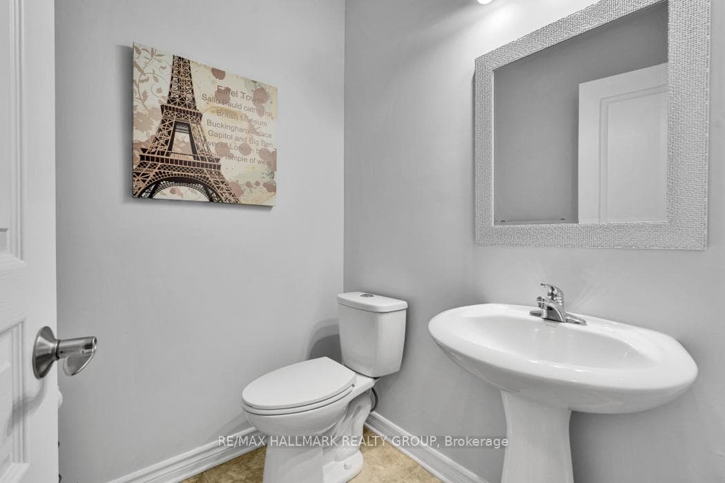 Main floor powder room.