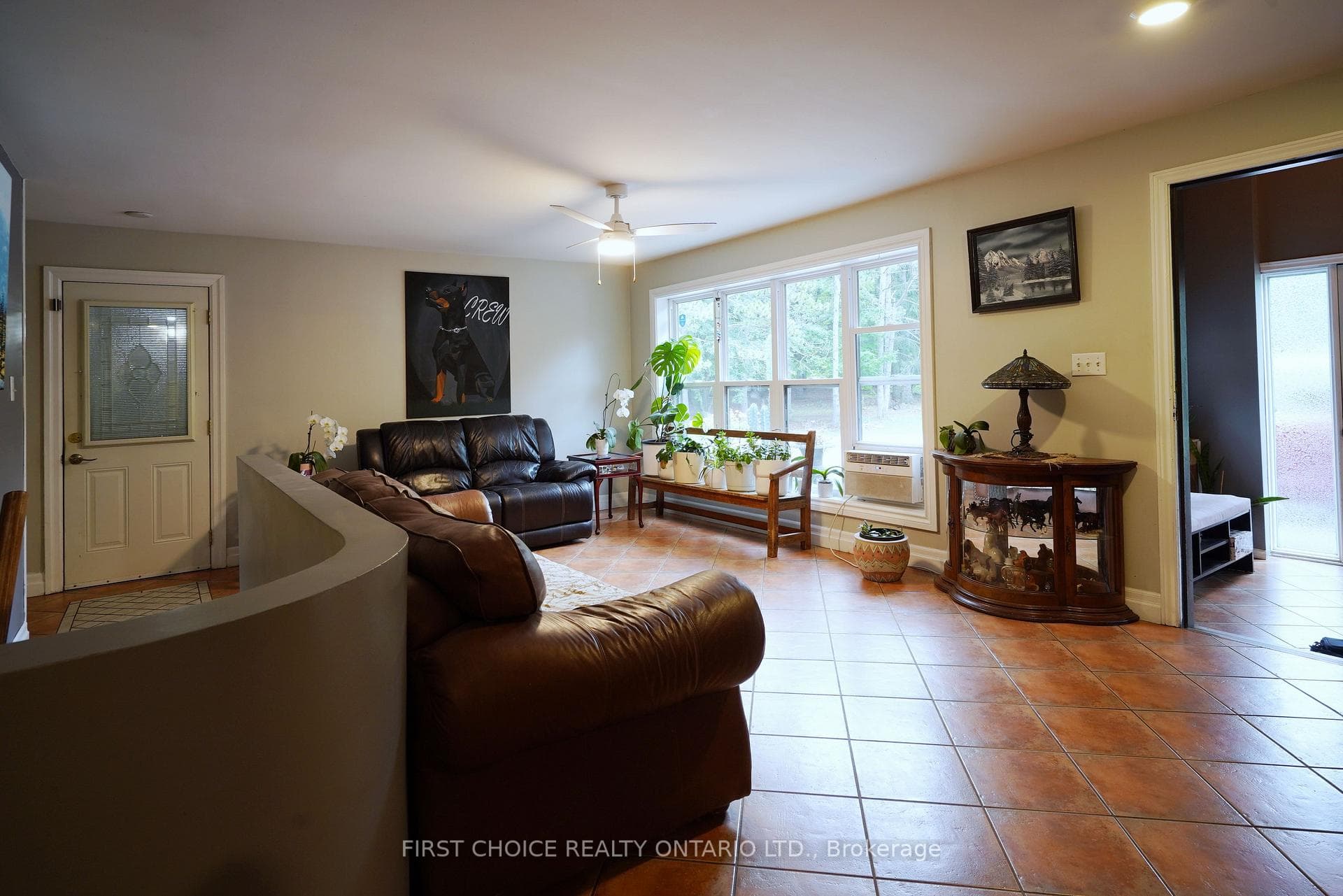 Heated floors. Entry to Breezeway, garage.