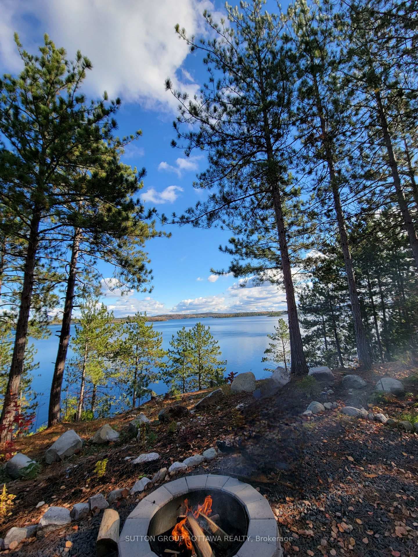 Approximately 150 ft of water frontage