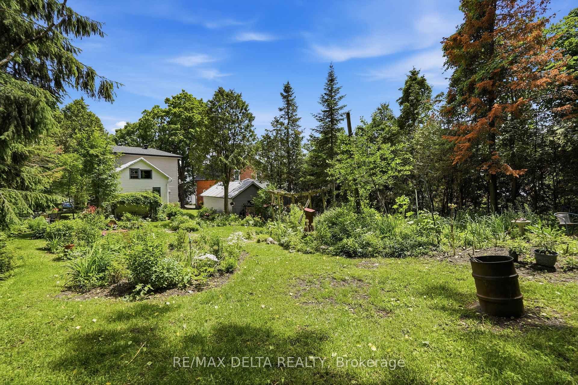 View of house from the far end of the garden.