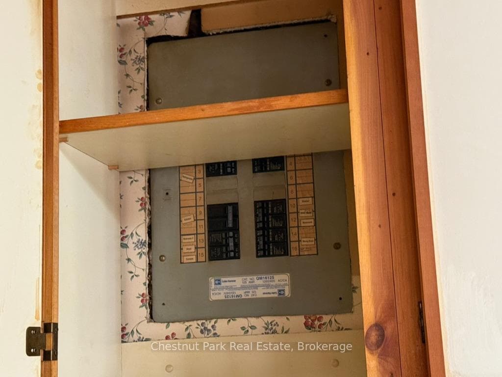 Electrical Panel in Kitchen Cupboard