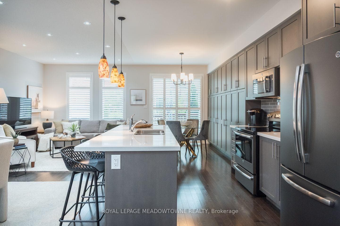 Chef's kitchen with premium finishes