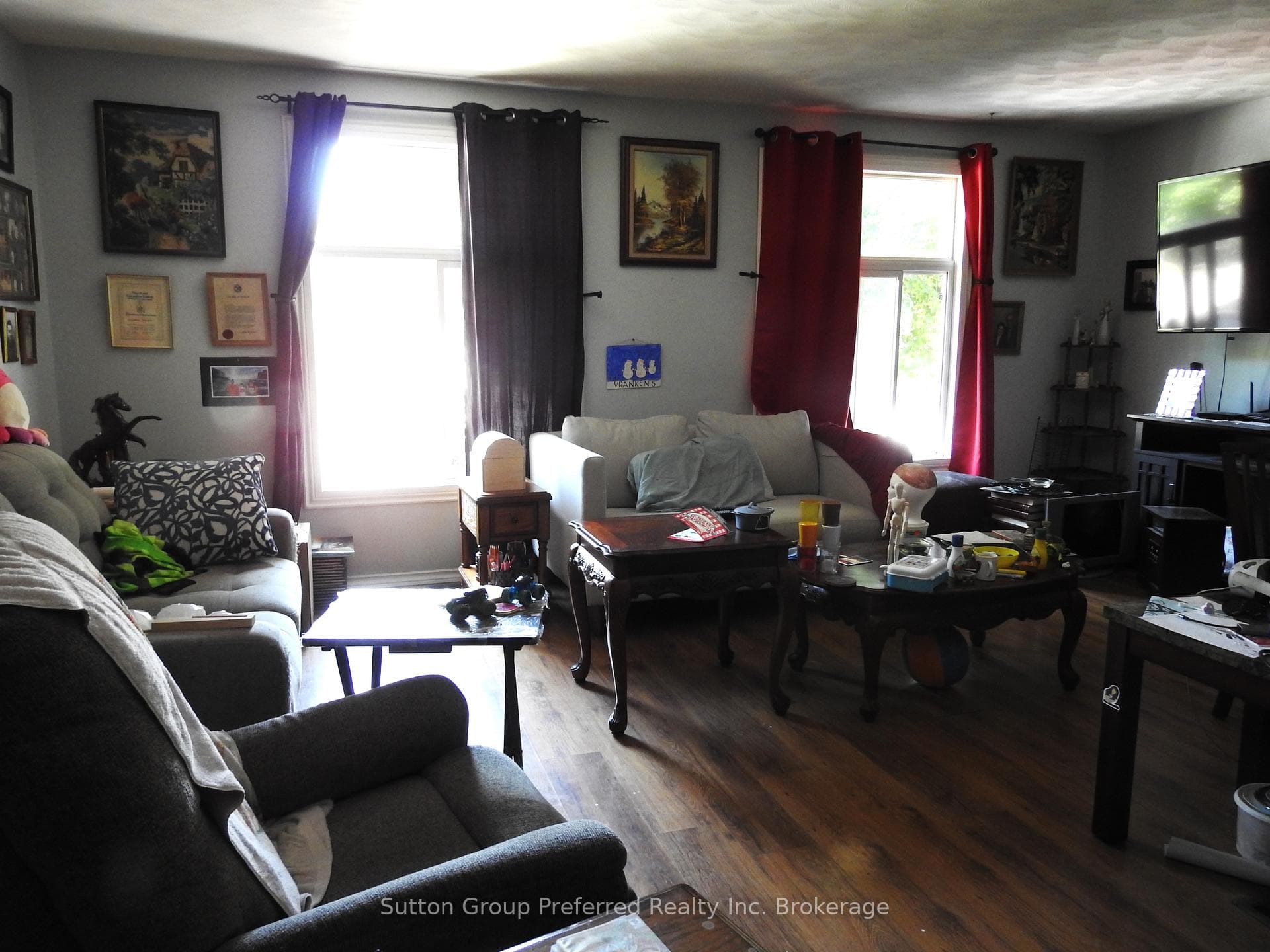main floor living/dining