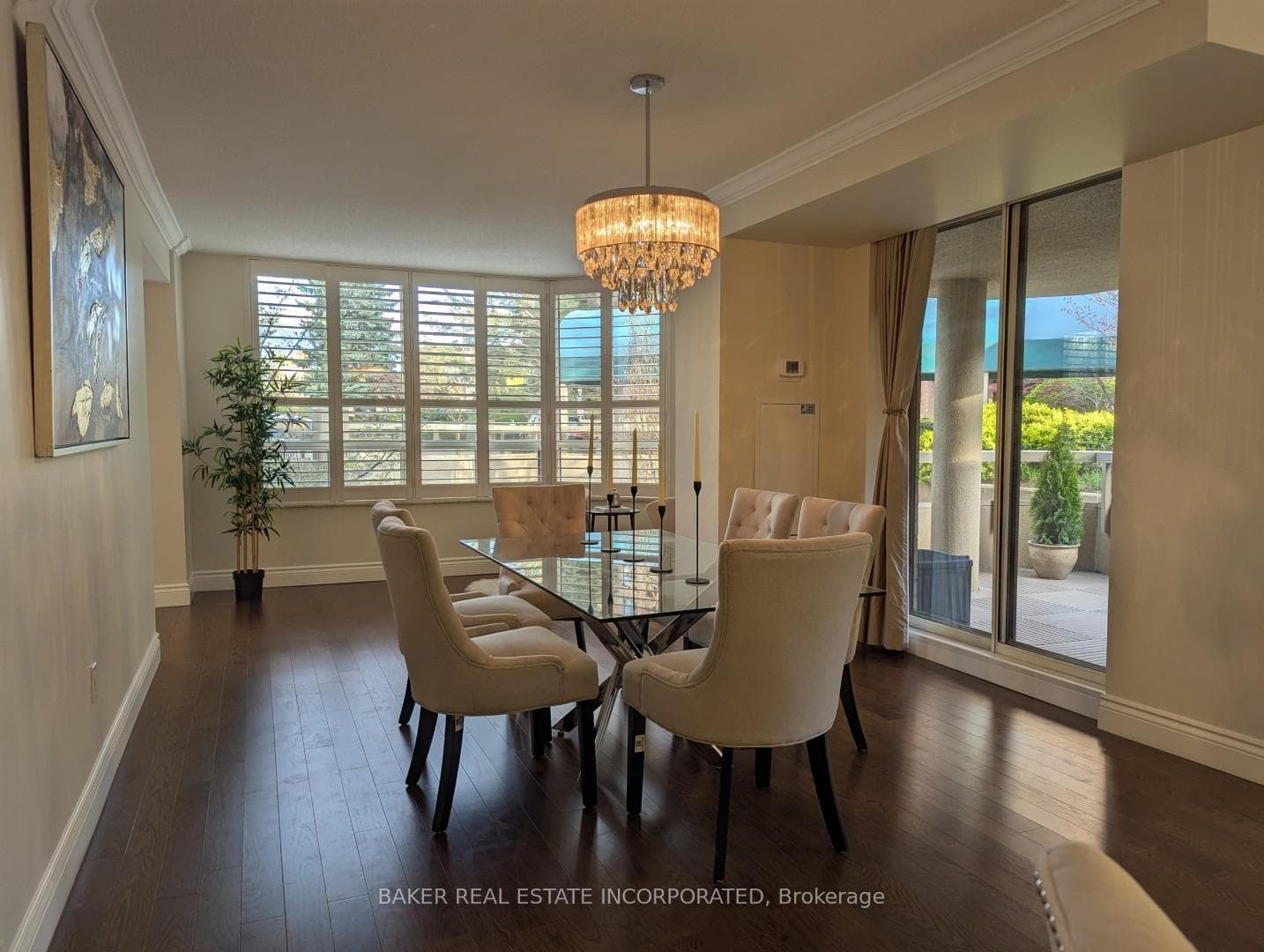 Unit 113 Dining Room - Staged