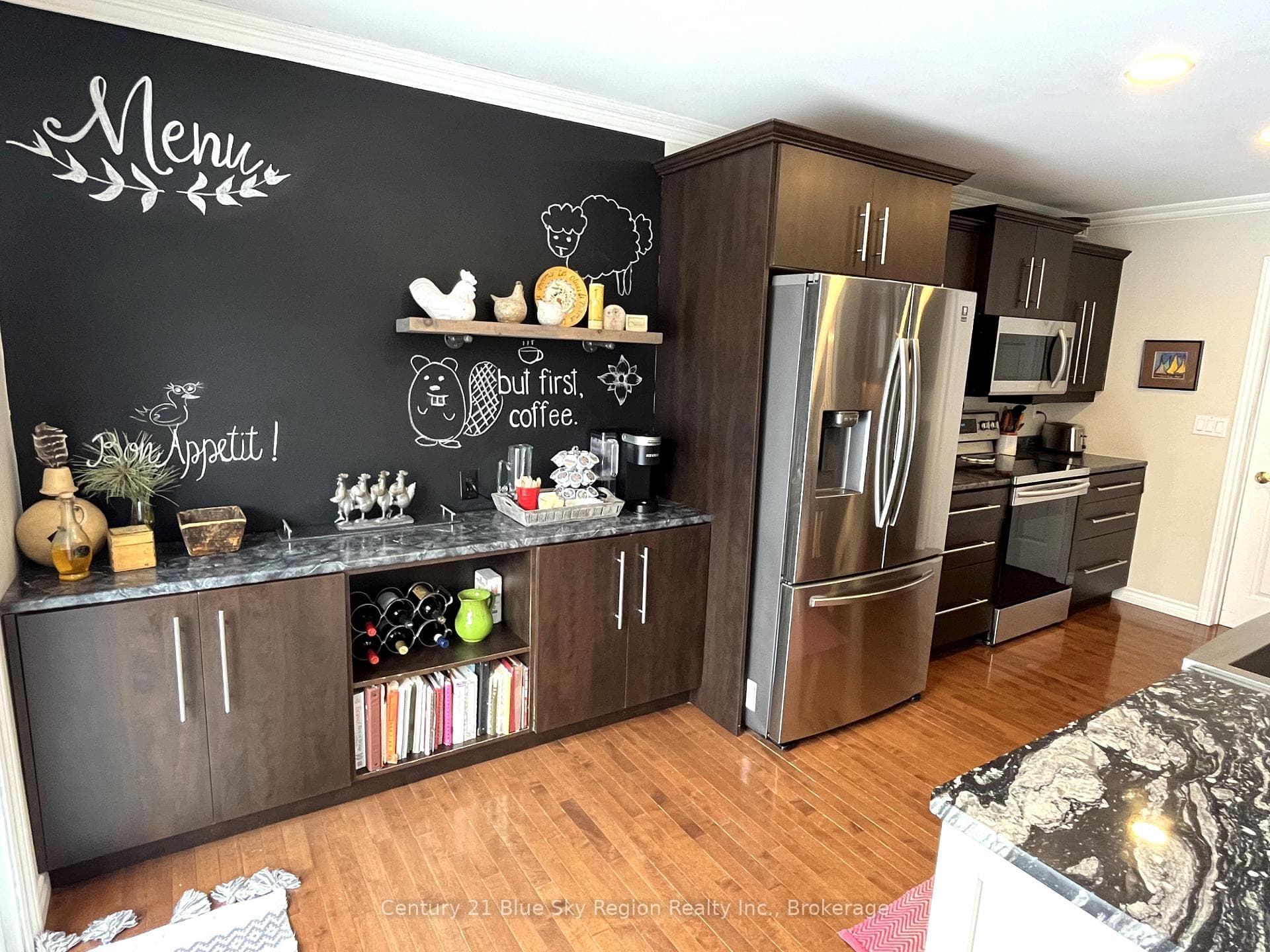 breakfast/coffee bar .. area