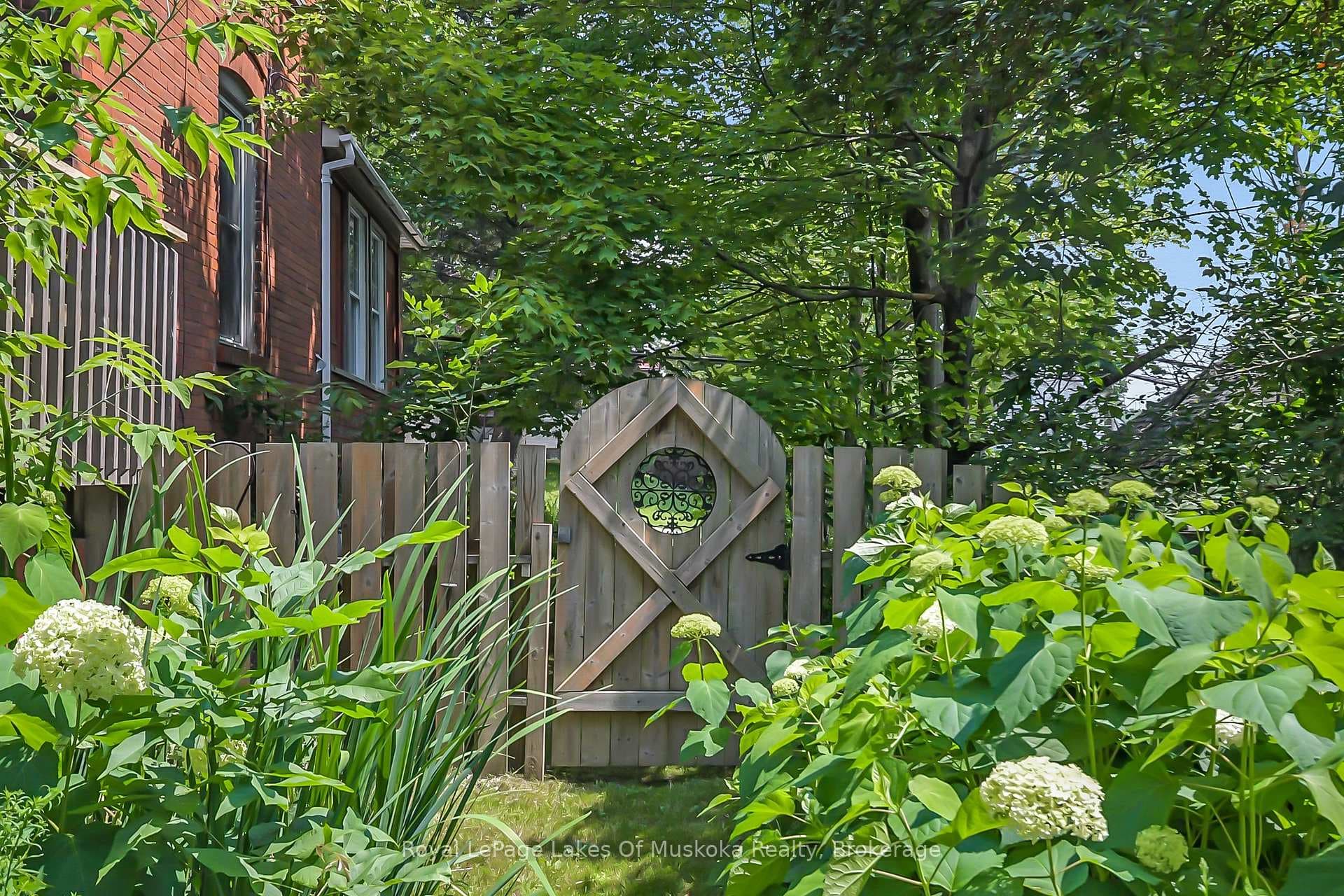 Completed fenced in yard