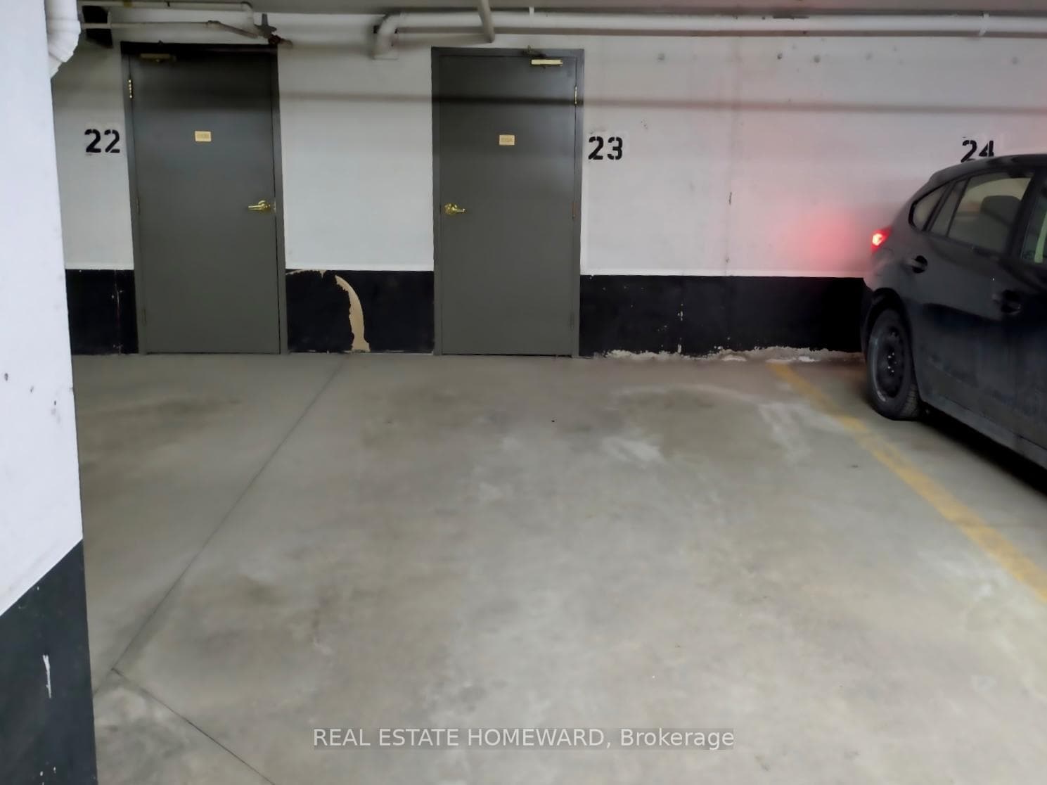 Parking & locker combo close to elevator
