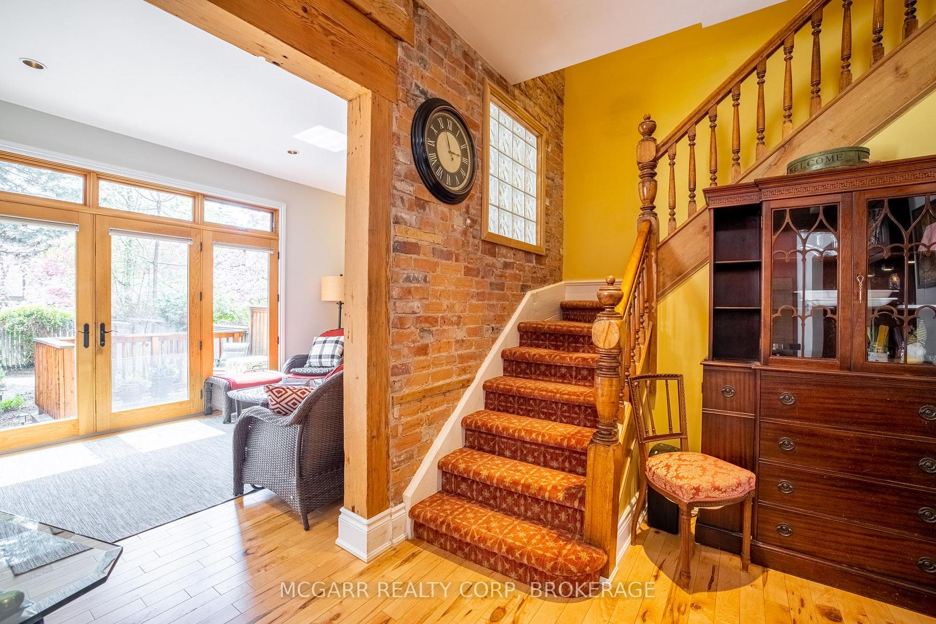 Oak staircase