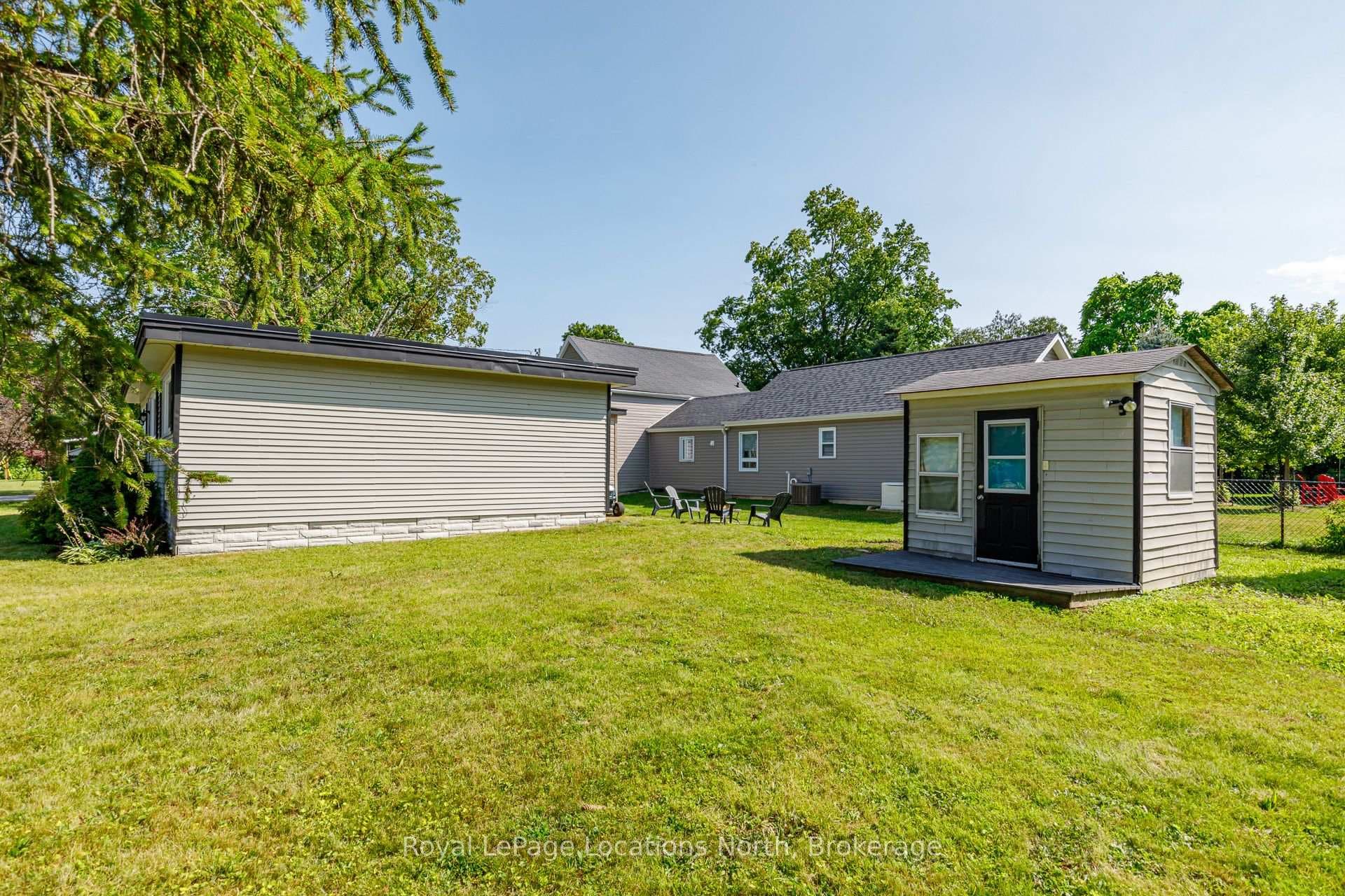 storage shed with hydro
