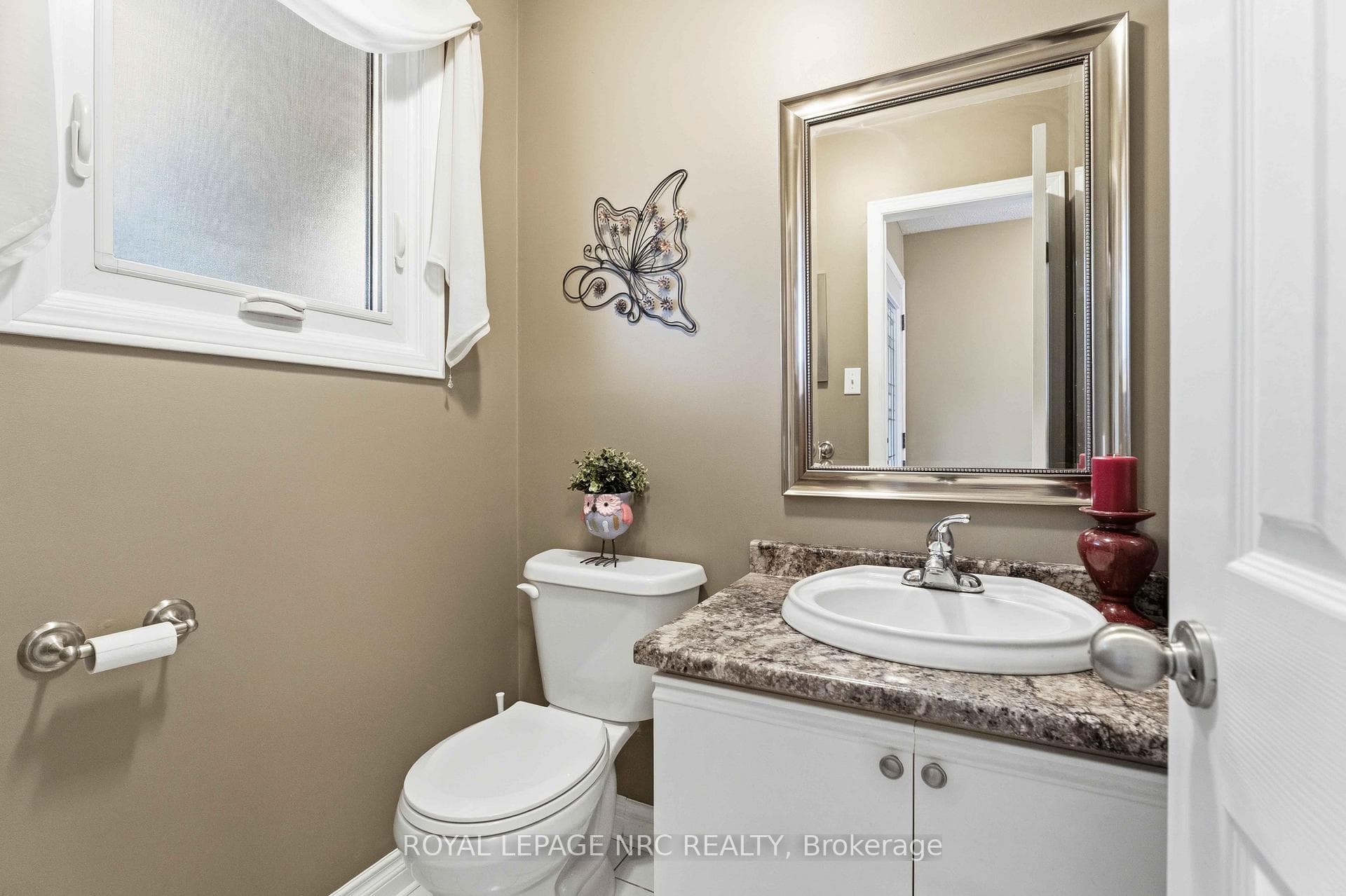 main floor powder room