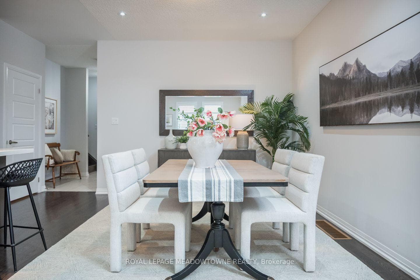 Formal dining space