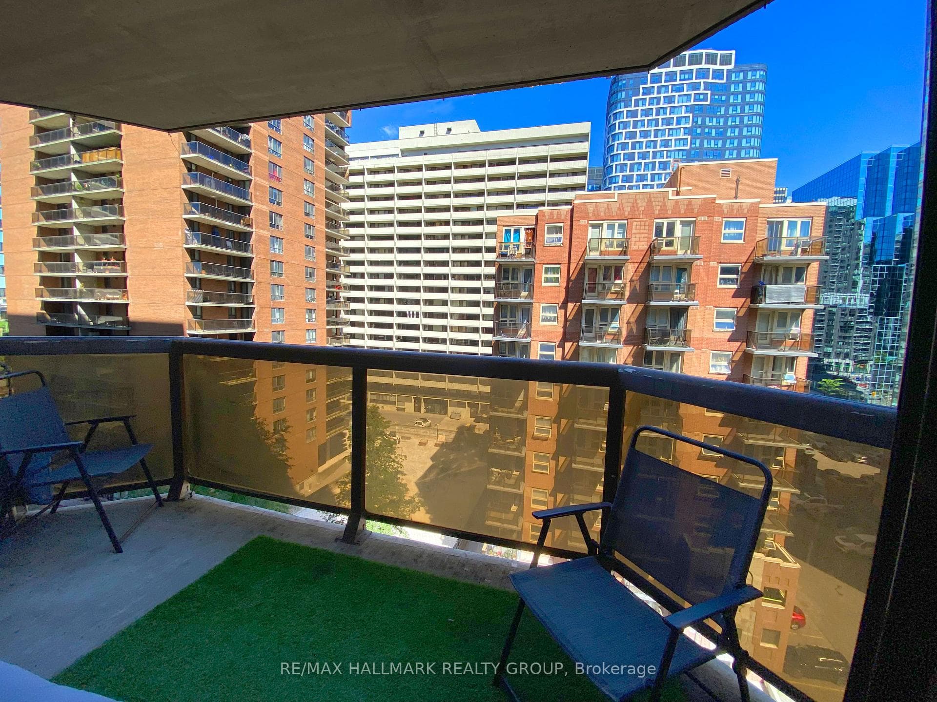 Covered balcony