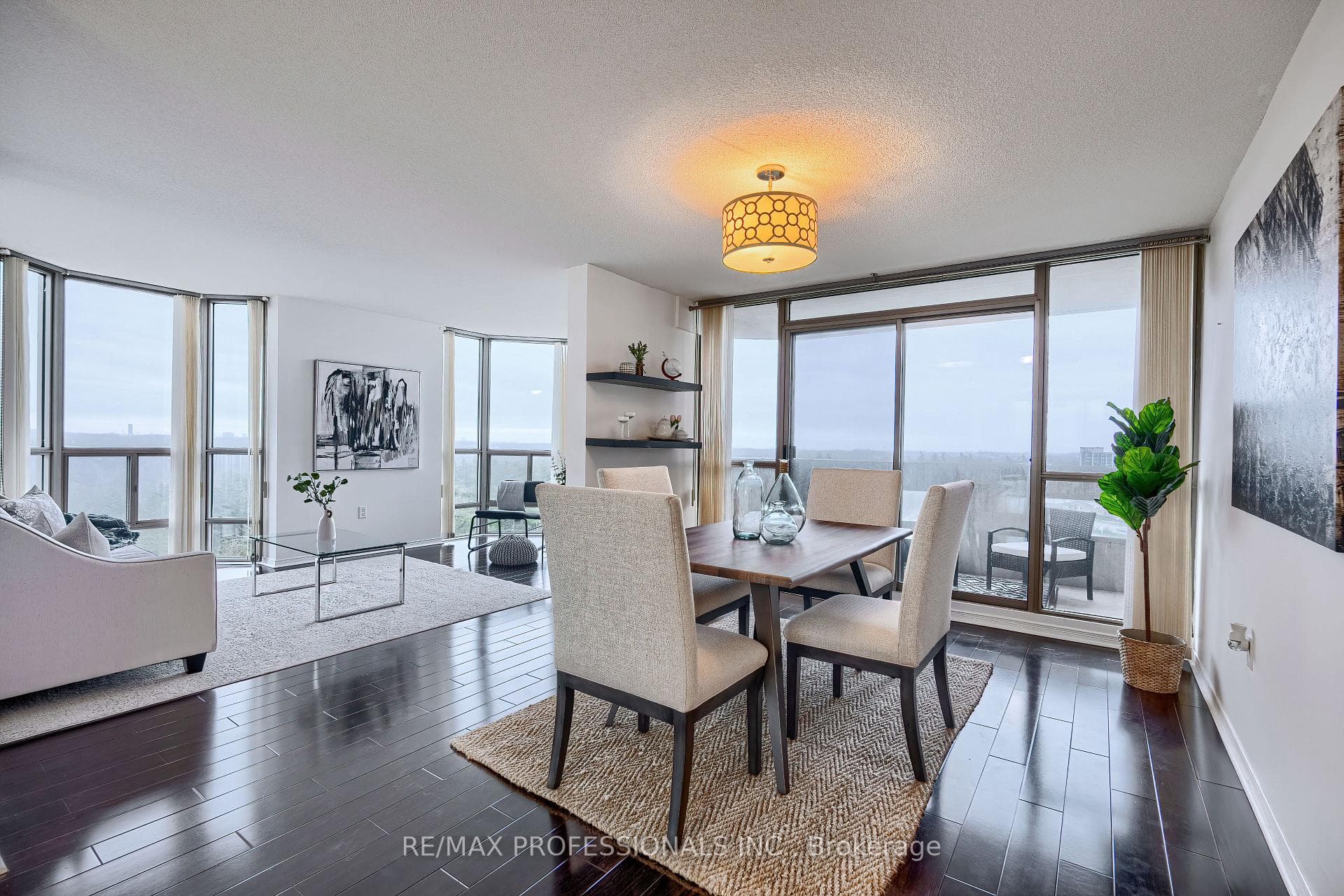 Large Open Concept Living Room/Dining Room