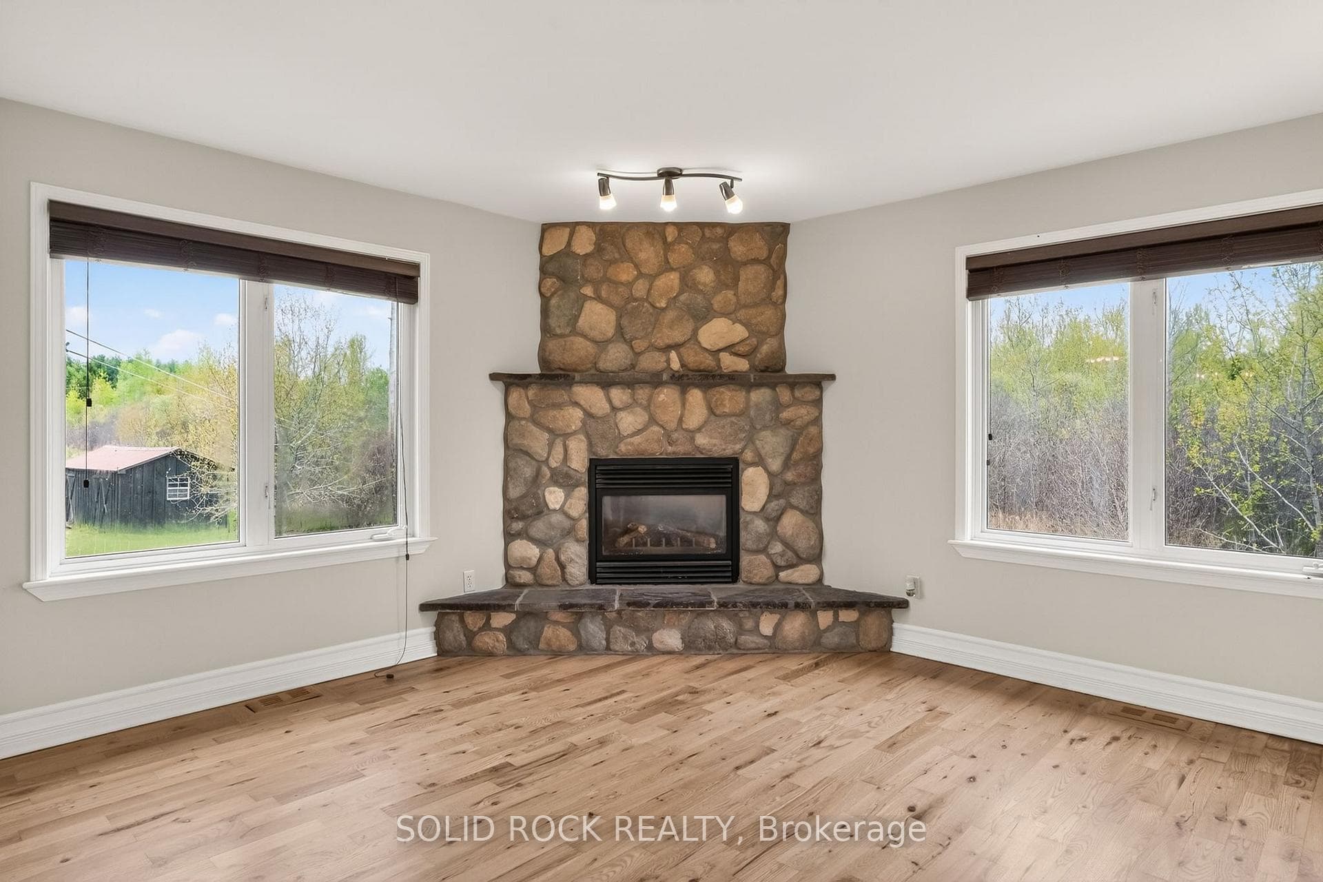 Propane fire place