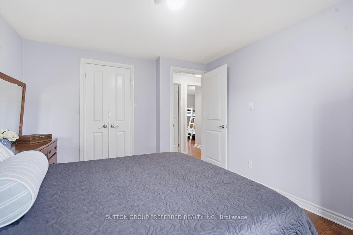 Spacious deep double closets in Primary Bedroom