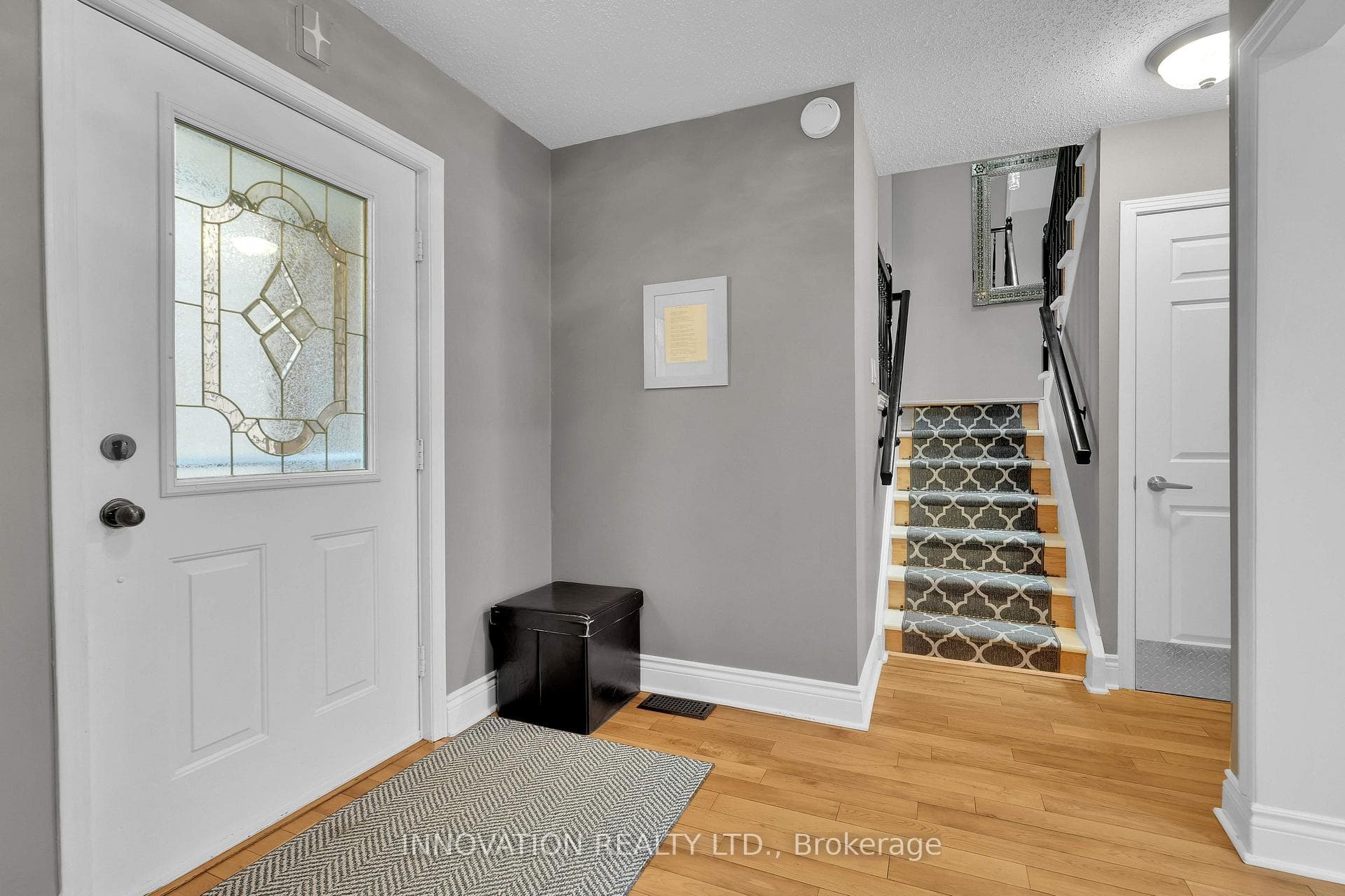 Leading up to family room.