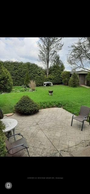 View of yard from patio