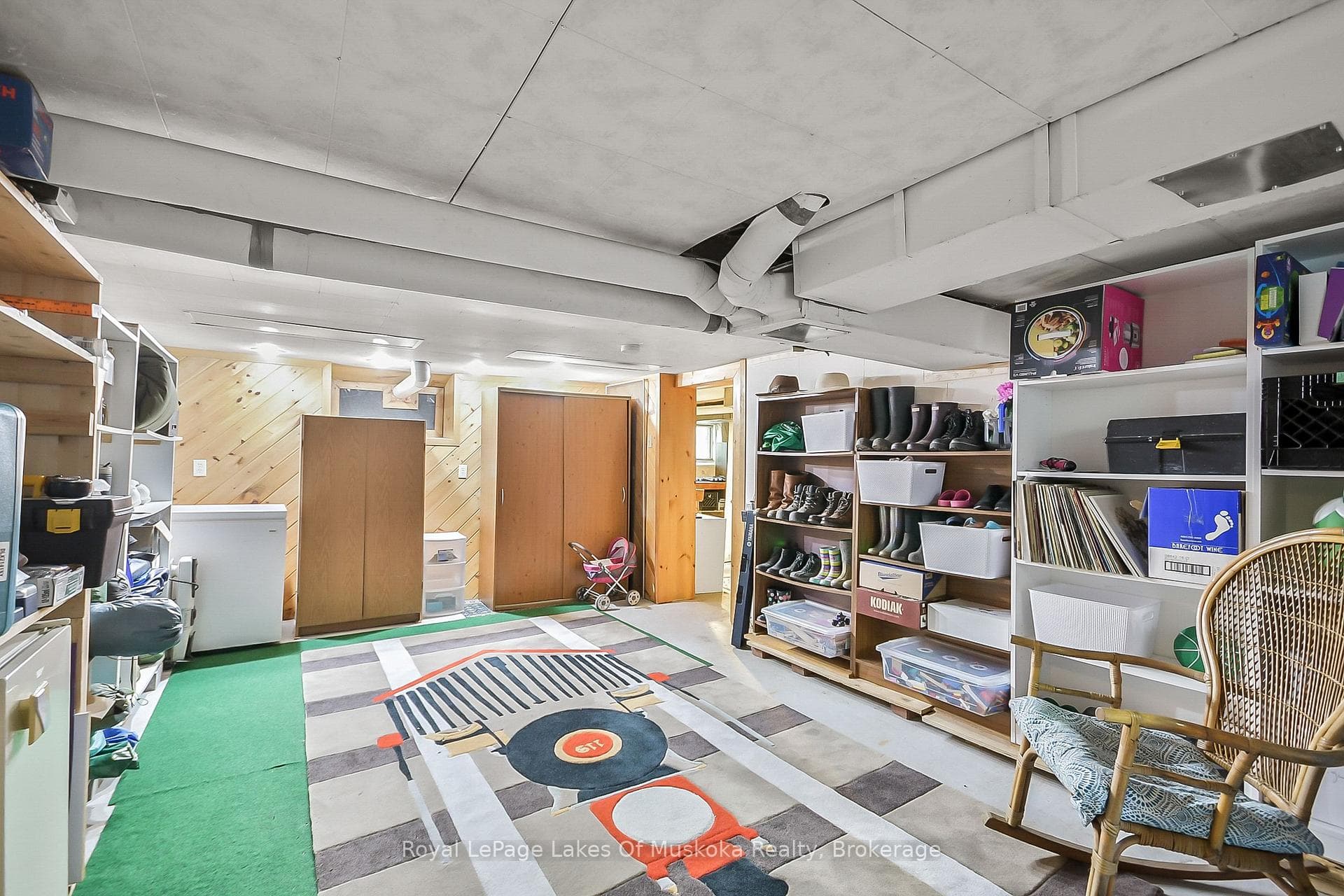 Addition living space/storage in basement