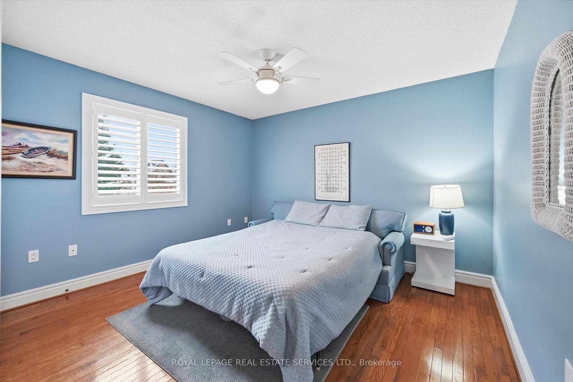 Fourth Bedroom Features Hardwood Flooring