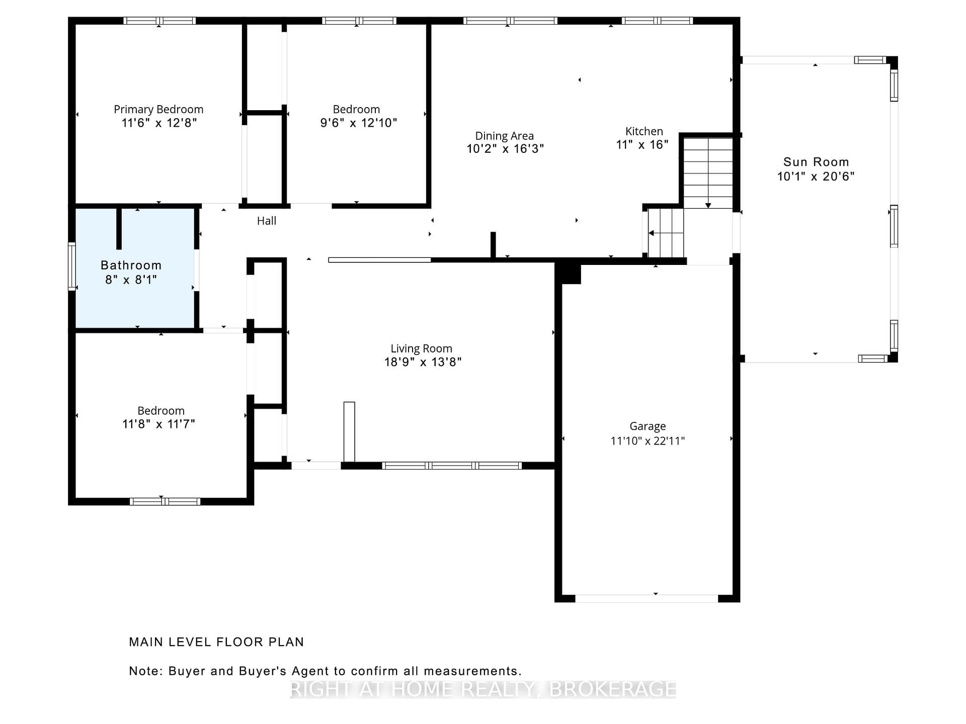 Floor Plan - Main Level