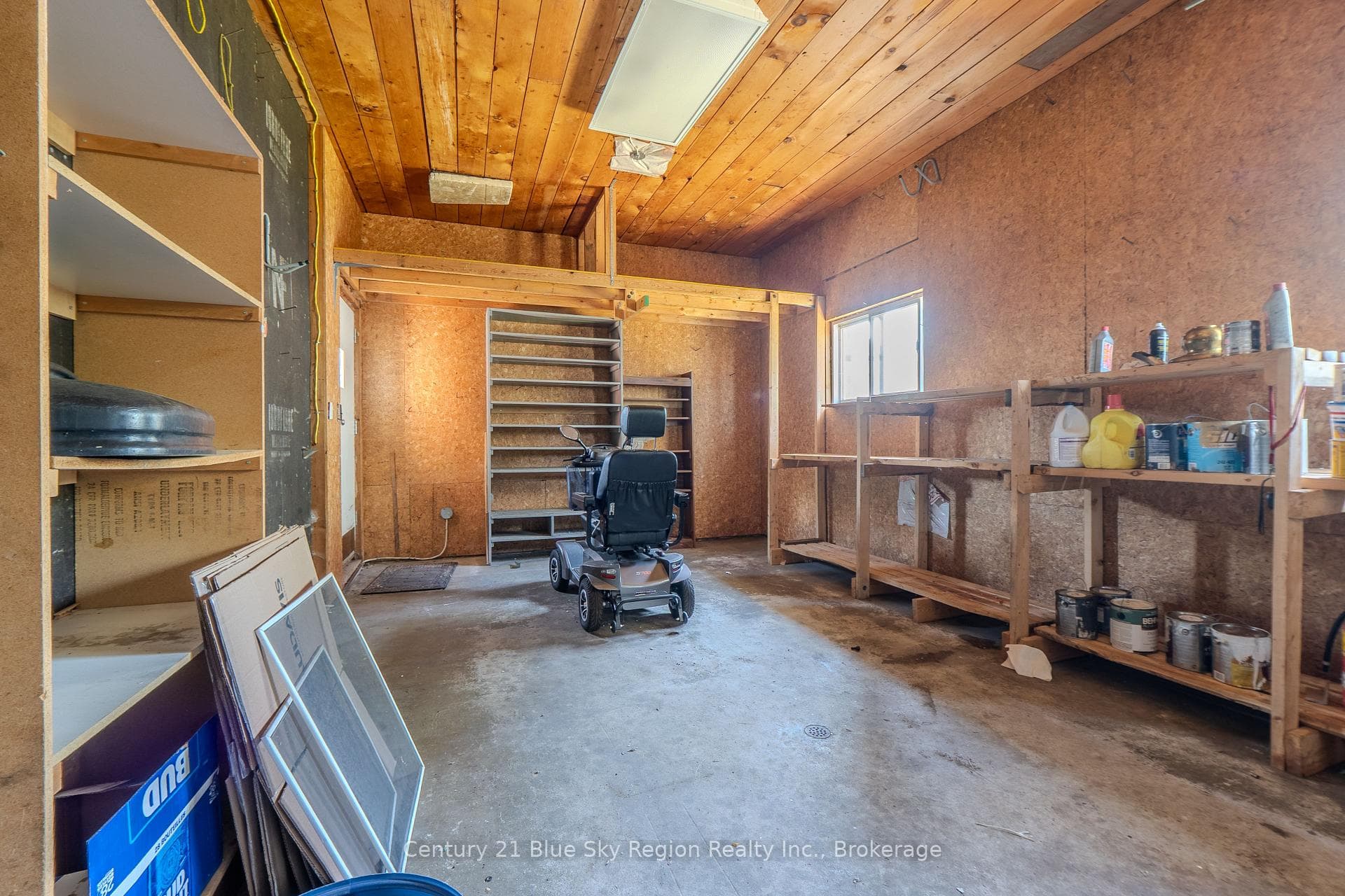 Inside Attached Garage