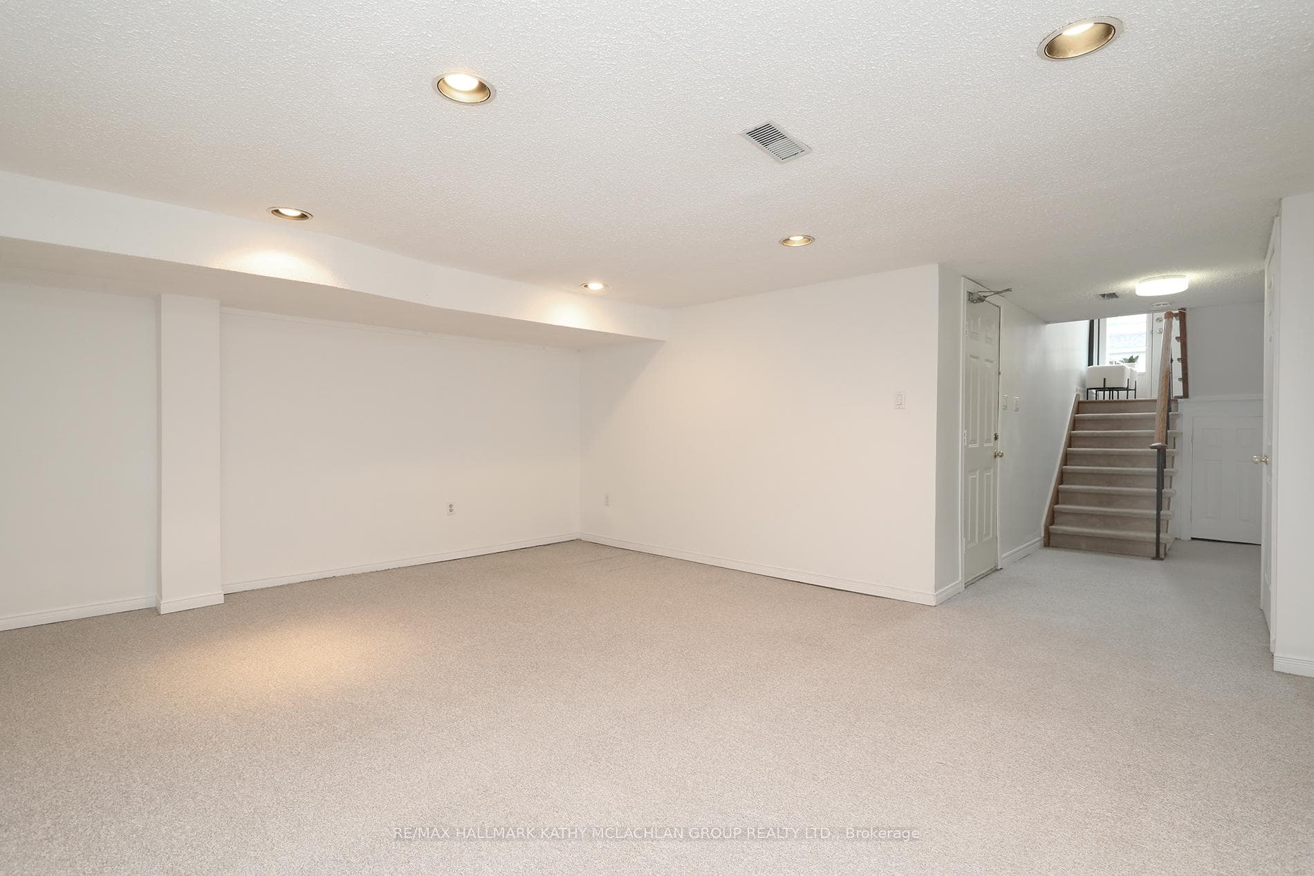Recreation Room with walk out to garage