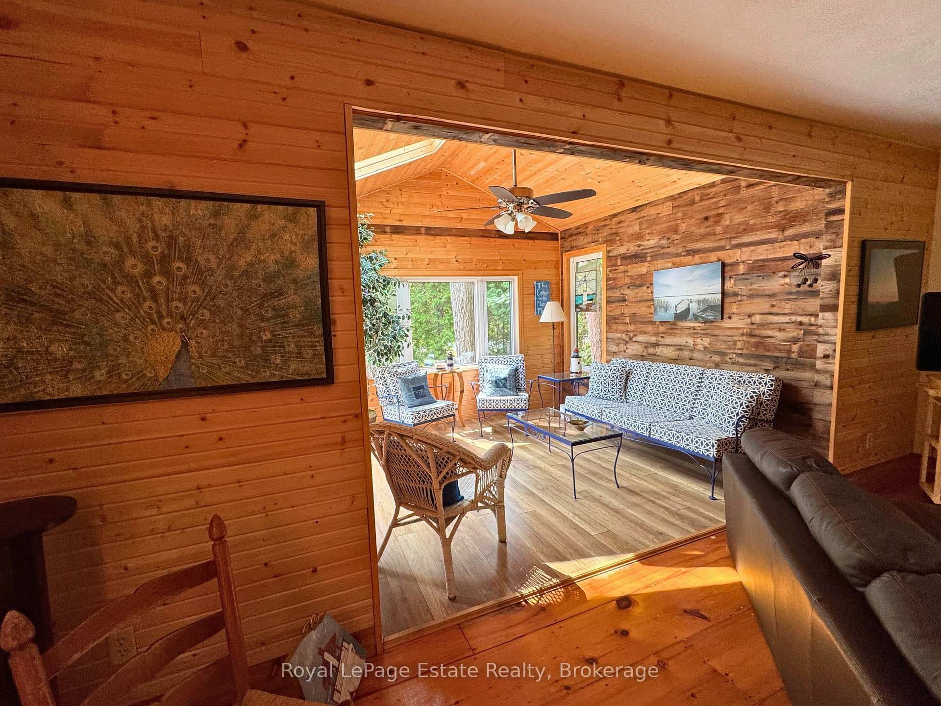 another comfortable area is the sunroom