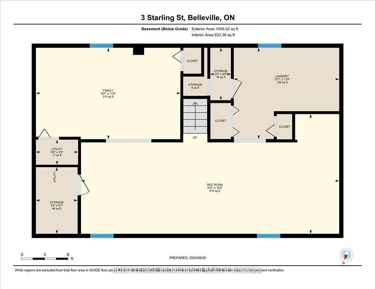 Basement Level Floor Plan