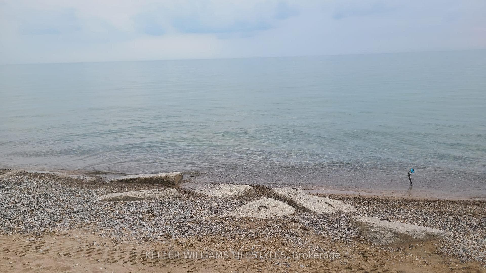 Lake Huron beach entrance