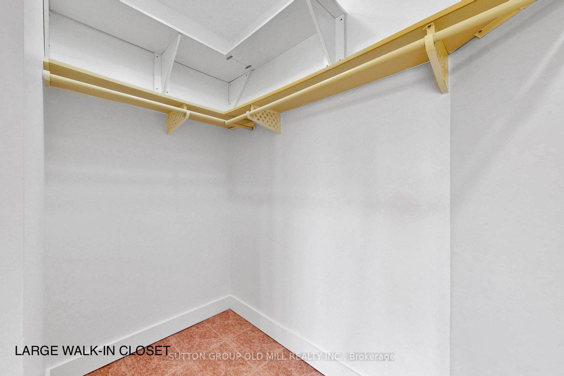 Walk-in closet with ample storage space