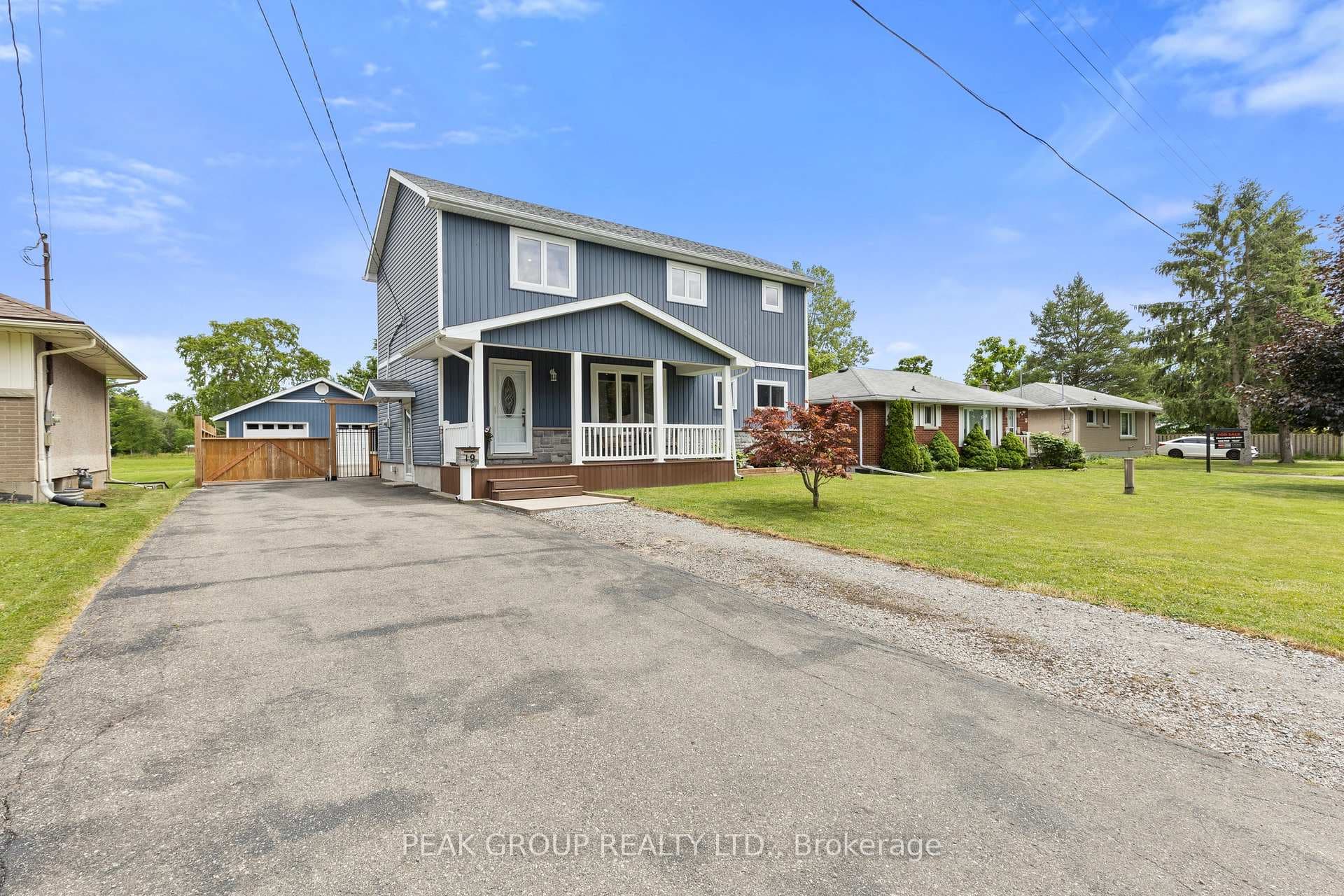 Once a bungalow this 2 story home has been done up