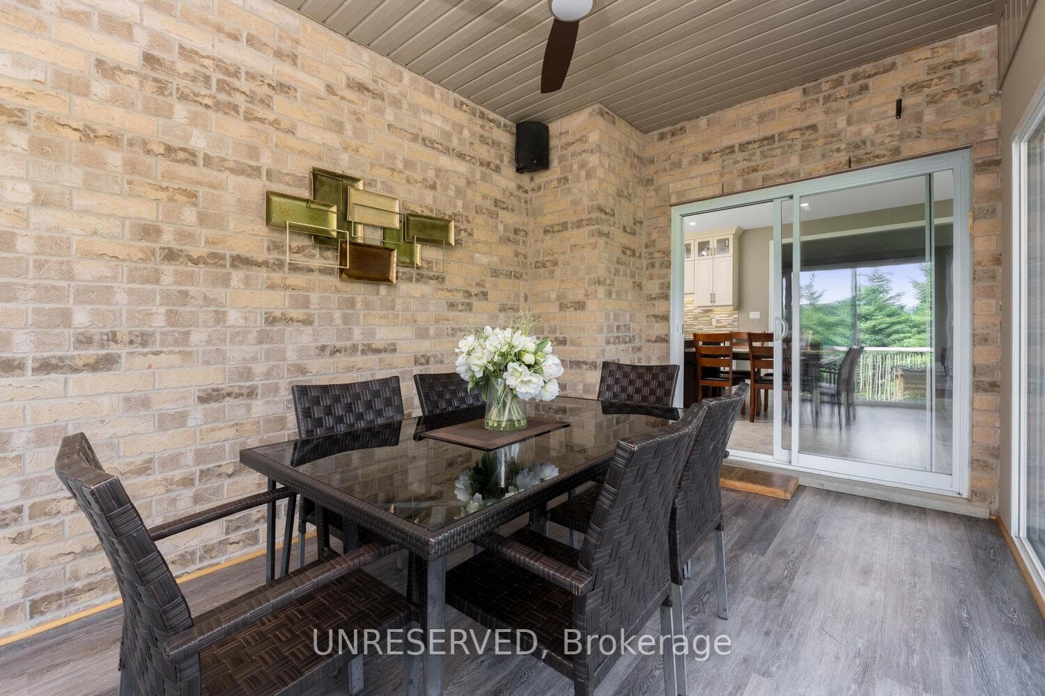 Walkout from Kitchen