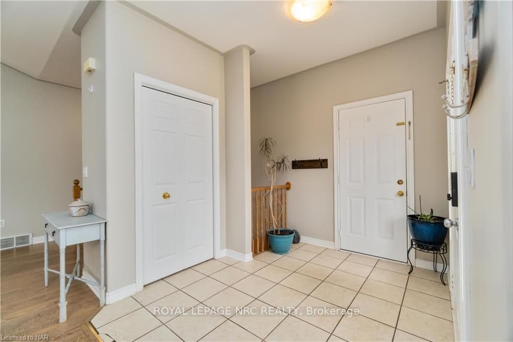 This angle shows the open stair case to the lower