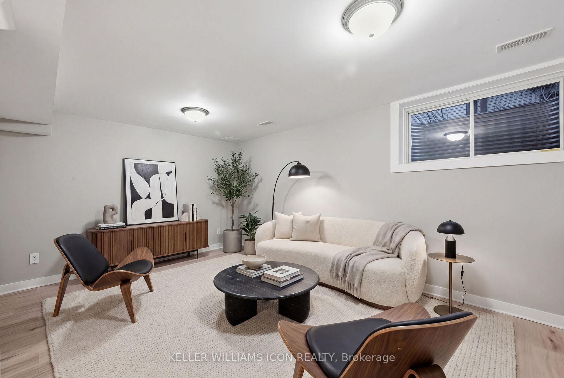 virtual staged basement