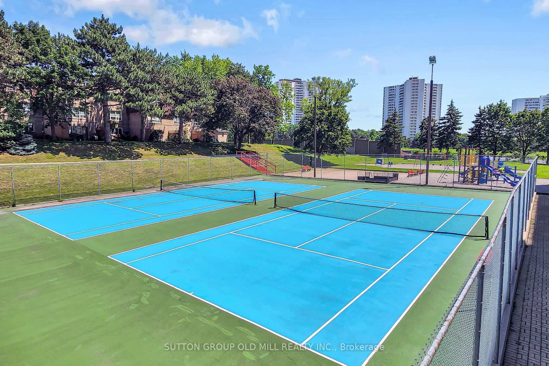 tennis courts