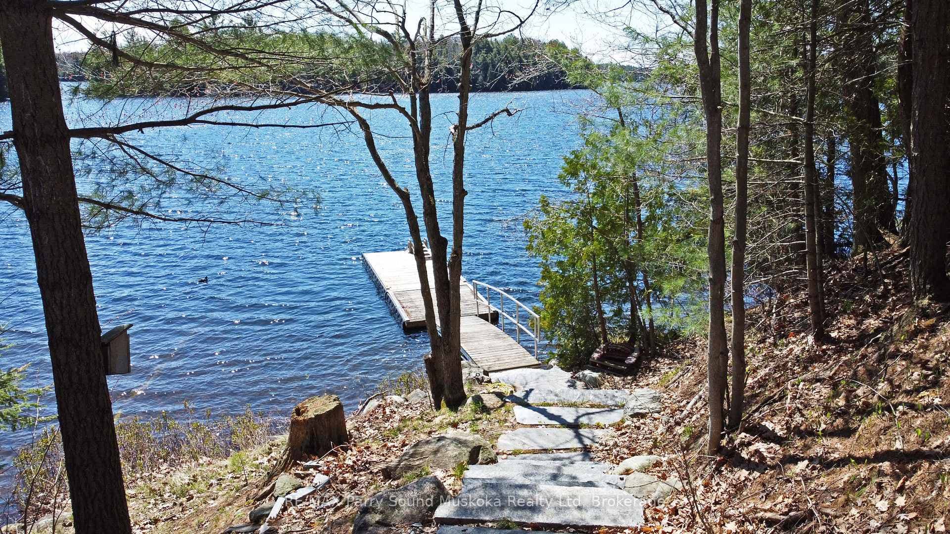 Custom grantie steps to waterfront