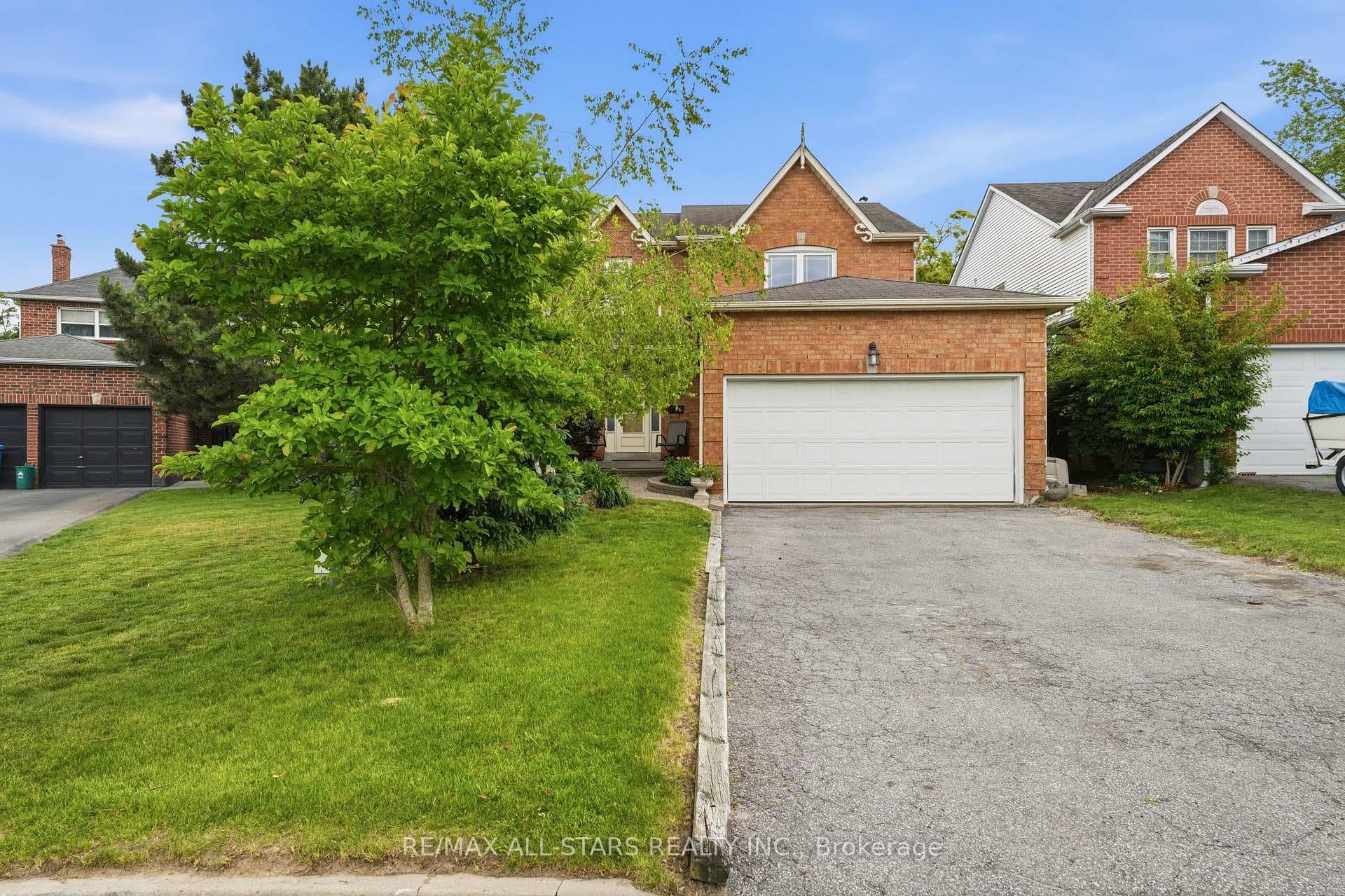 Attached double garage