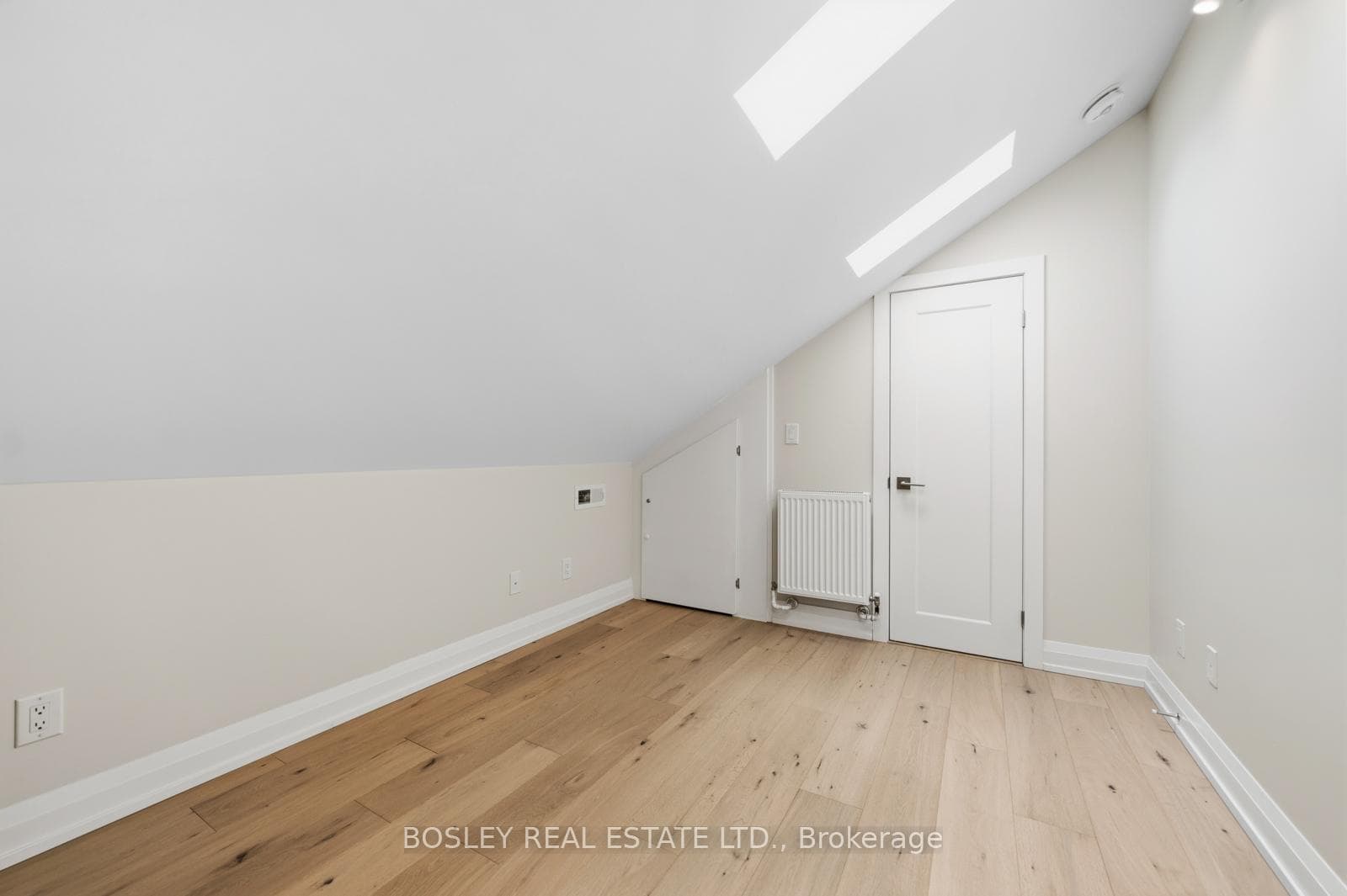 Upper Level Den with Skylights & Powder Room