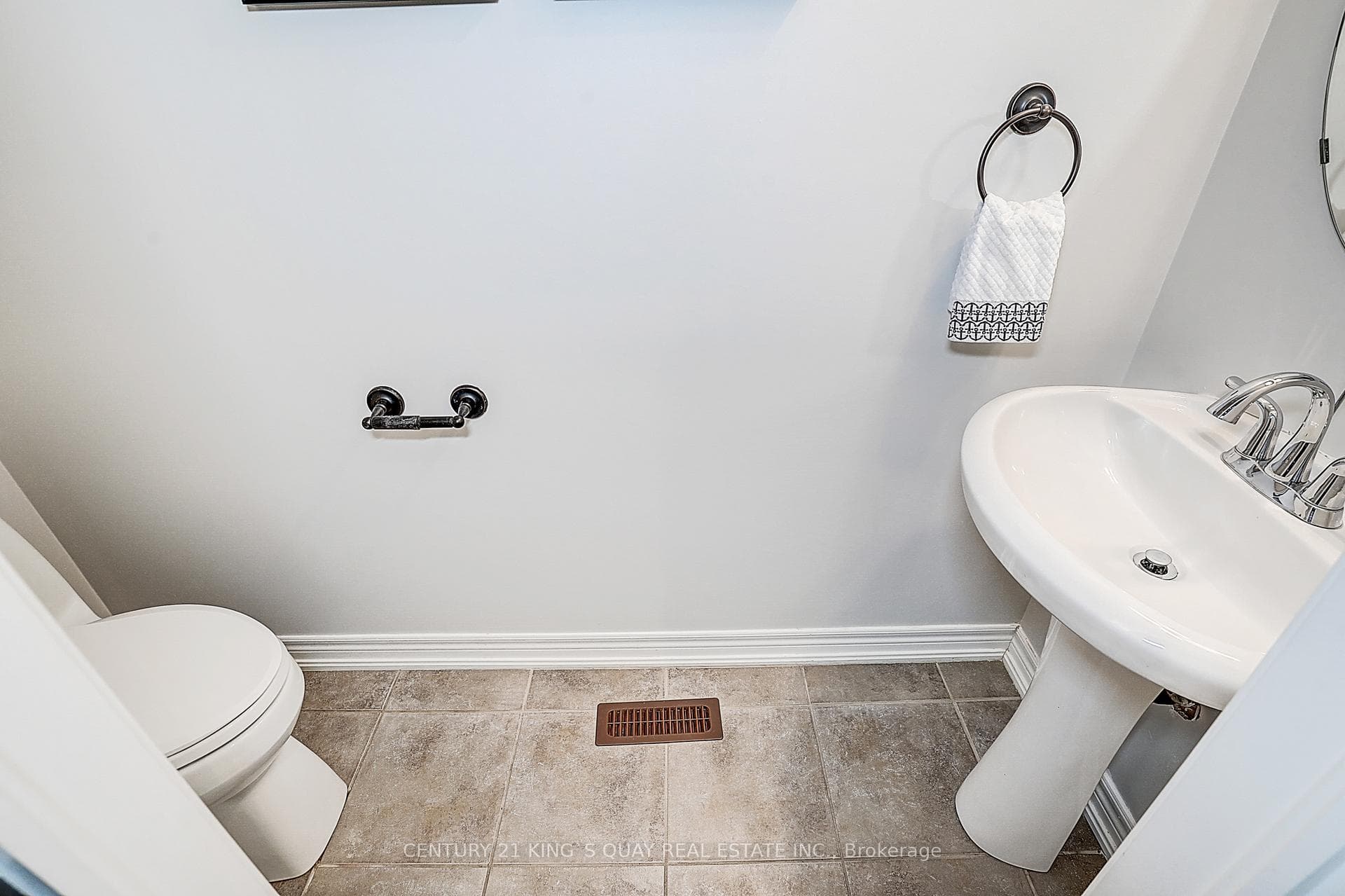 2 pc powder room. New paint
