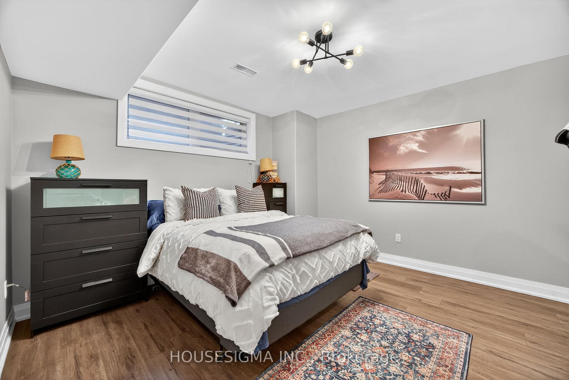 Basement bedroom