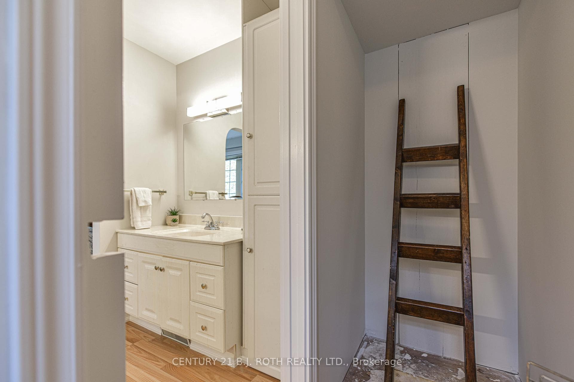 Roughed in for tub or shower