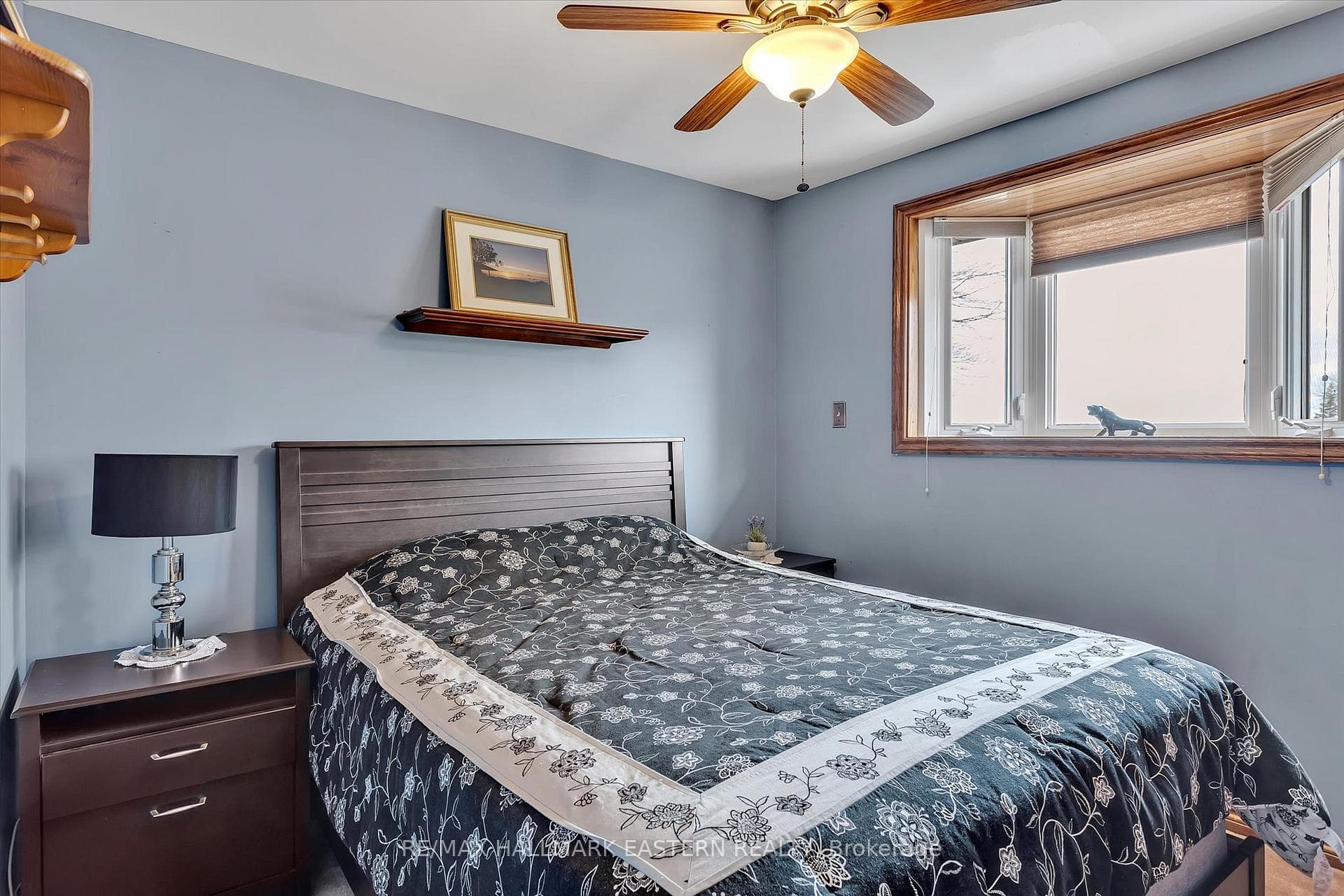 Bedroom two with lakeside views