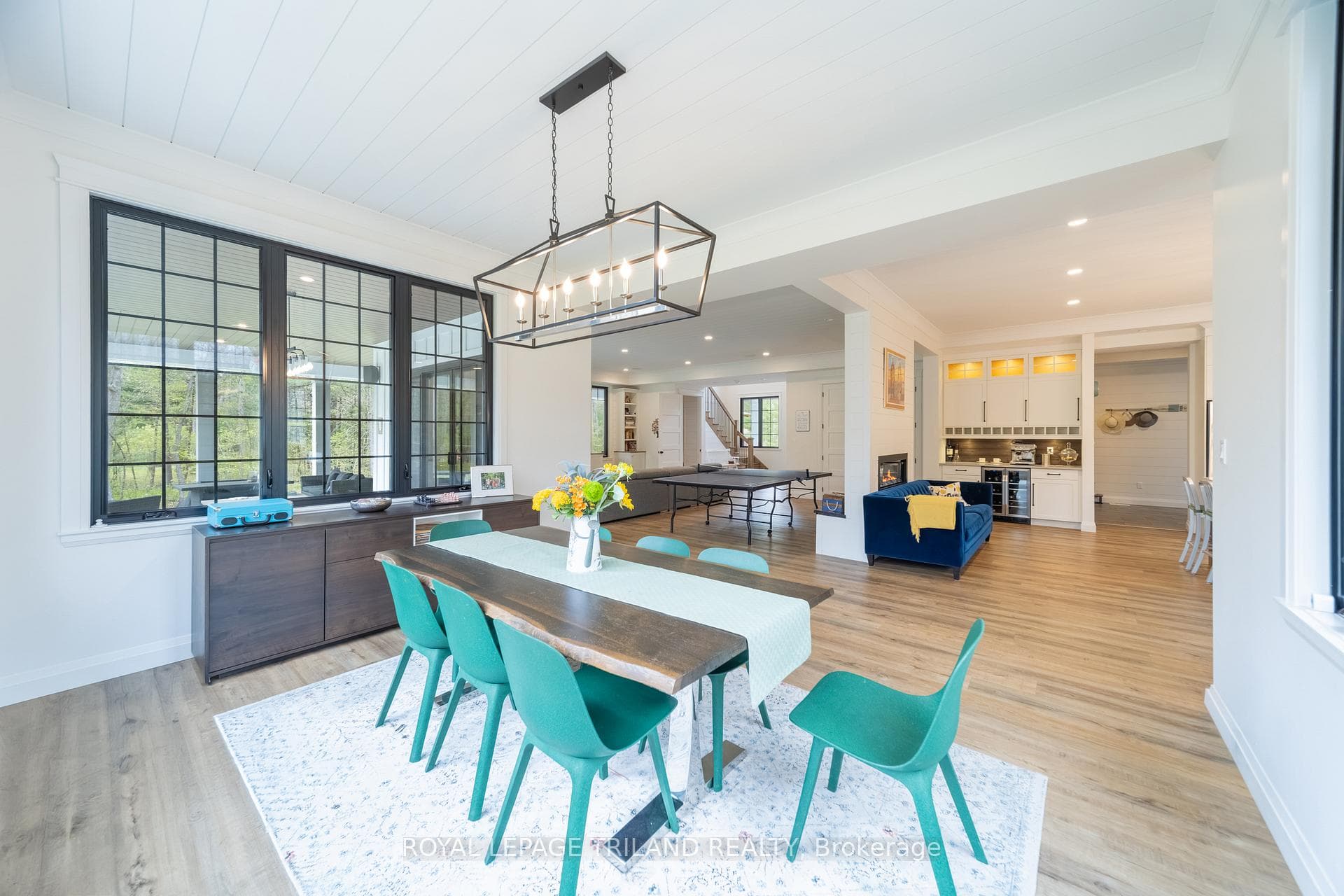 Incredible layout still offers large dining area