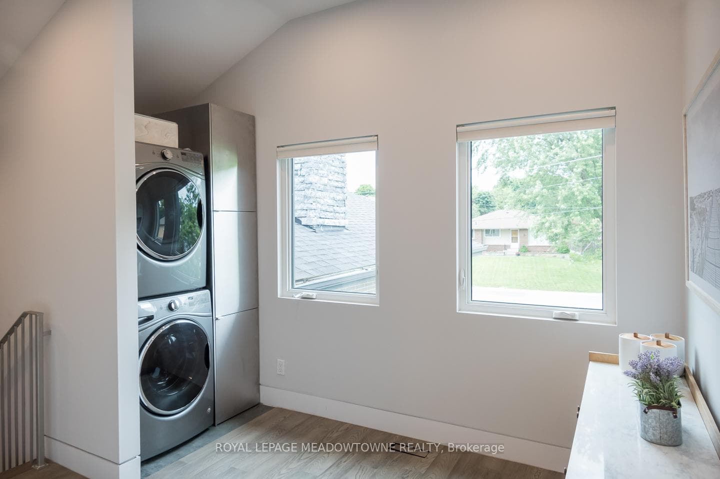Ideal laundry b/in drain, or move to lower lvl