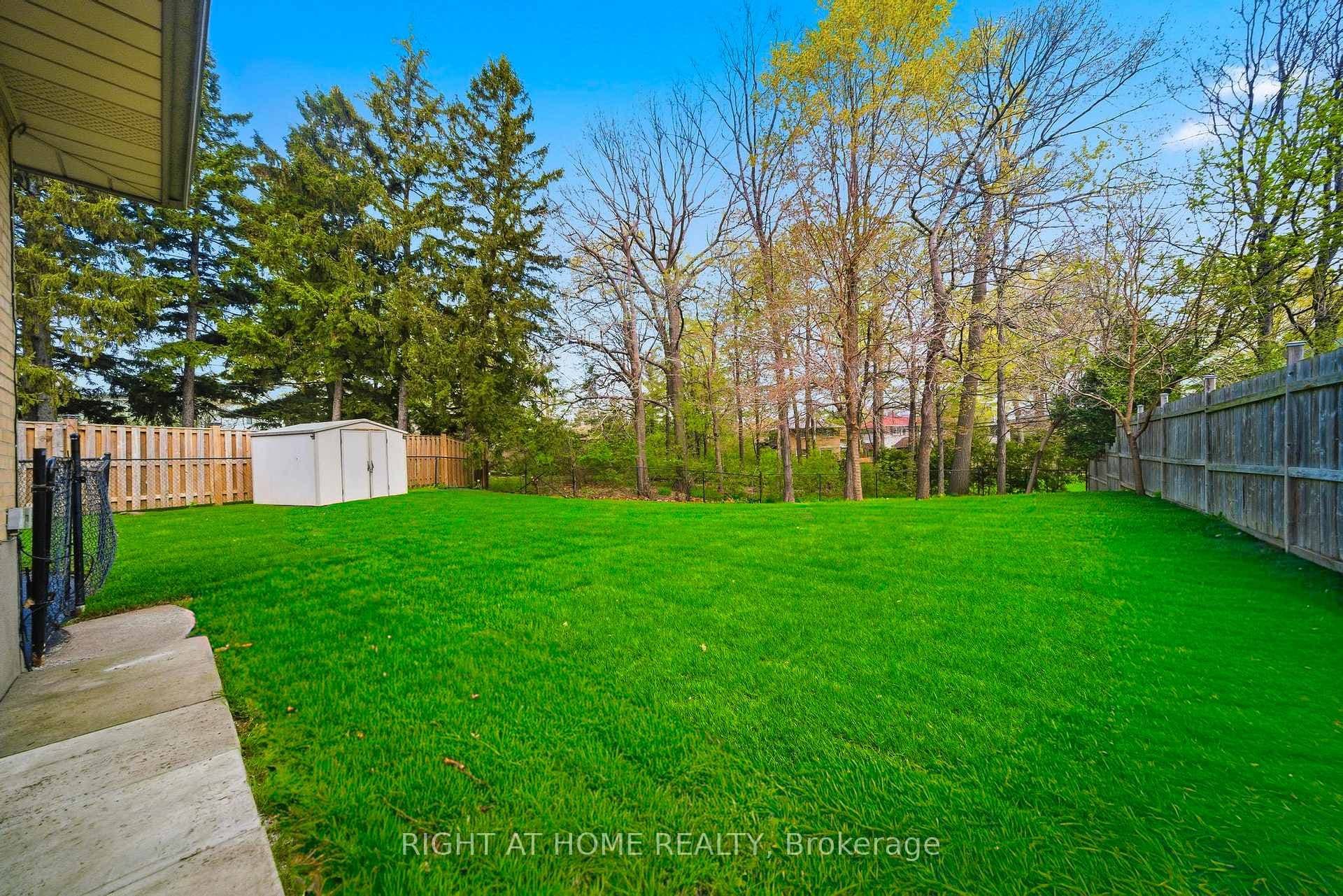 Pie Shaped Lot with Mature Trees for privacy