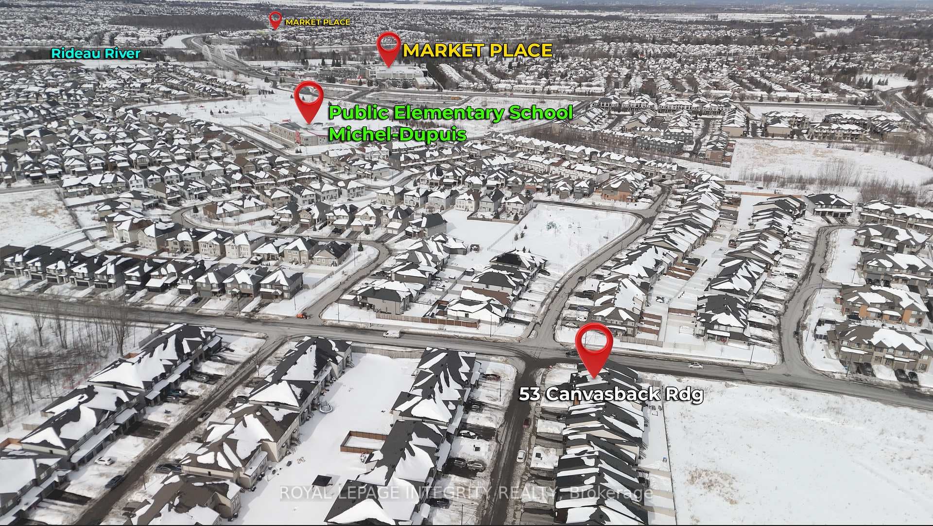 Shopping and school walking distance